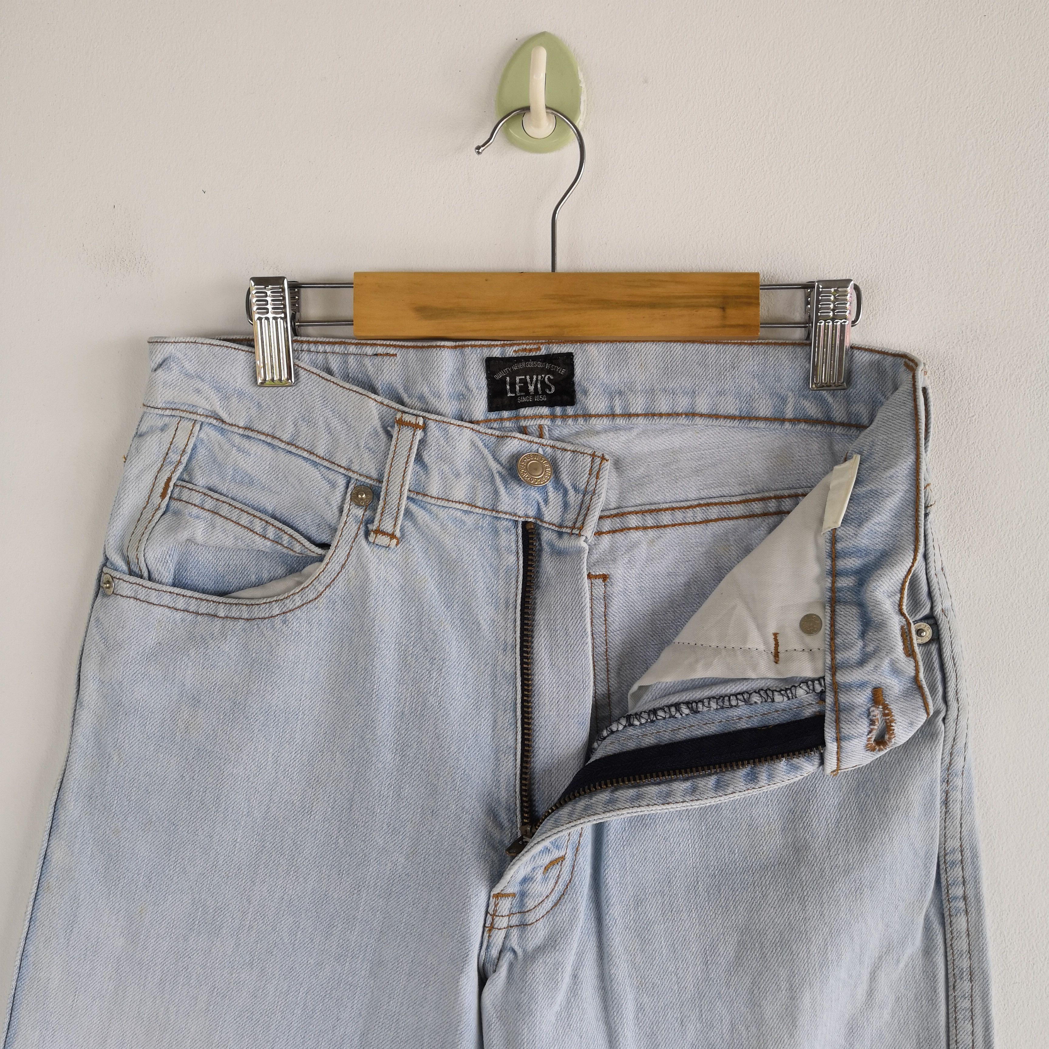 Levi's Vintage Levis Sun Faded Jeans Levi's Light Wash Denim Pants Size 26" / US 2 / IT 38 - 6 Thumbnail