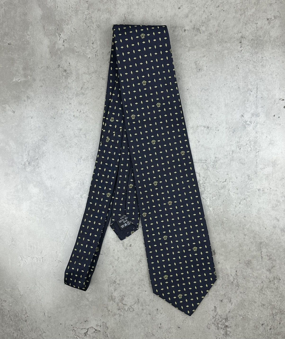 Versace Giani Versace Medusa Tie 100% Silk Size ONE SIZE - 2 Thumbnail