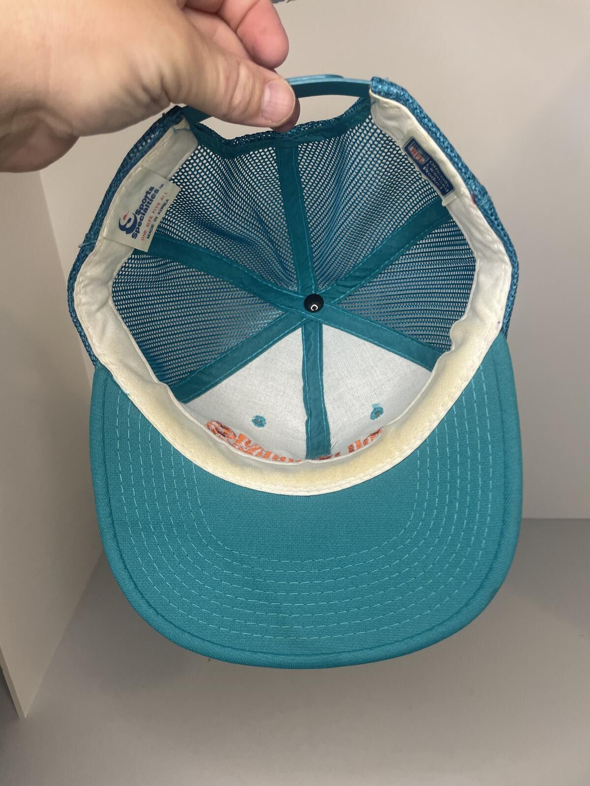 Sports Specialties Vintage Miami Dolphins Trucker Snapback Hate Cap NFL Size ONE SIZE - 6 Thumbnail