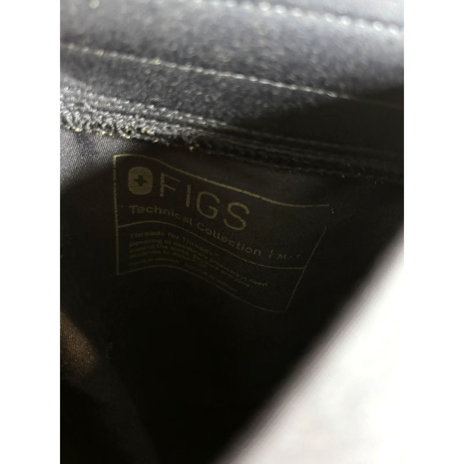 Vintage FIGS Technical Jogger Pants Mens Medium Navy Blue Drawstring Zip Pockets Size 32" / US 10 / IT 46 - 5 Thumbnail