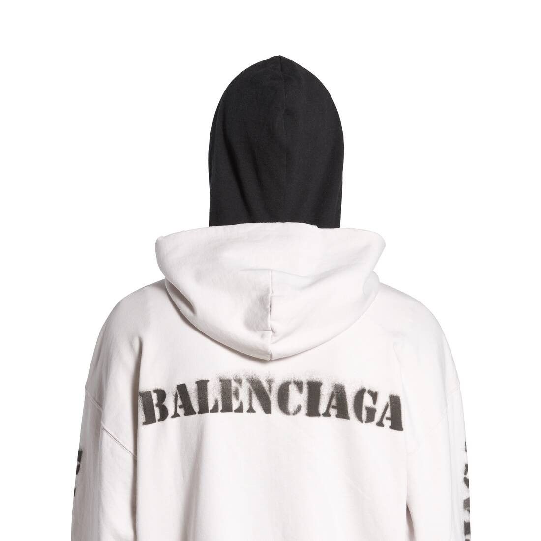 o1w1db10525 Stencil Type Zip-up Hoodie Regular Fit