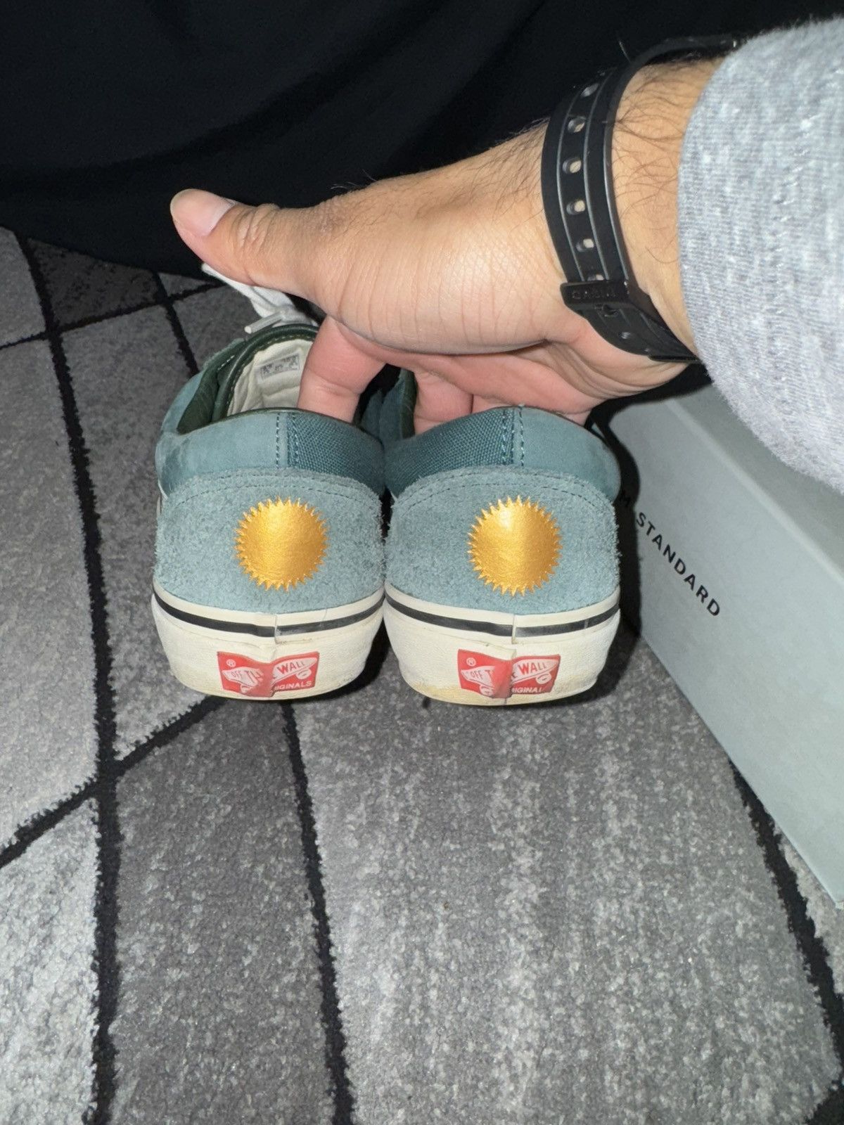 Vans Gym Standard Vans Vault Og Old Skool Lx Green Size US 8.5 / EU 41-42 - 3 Thumbnail