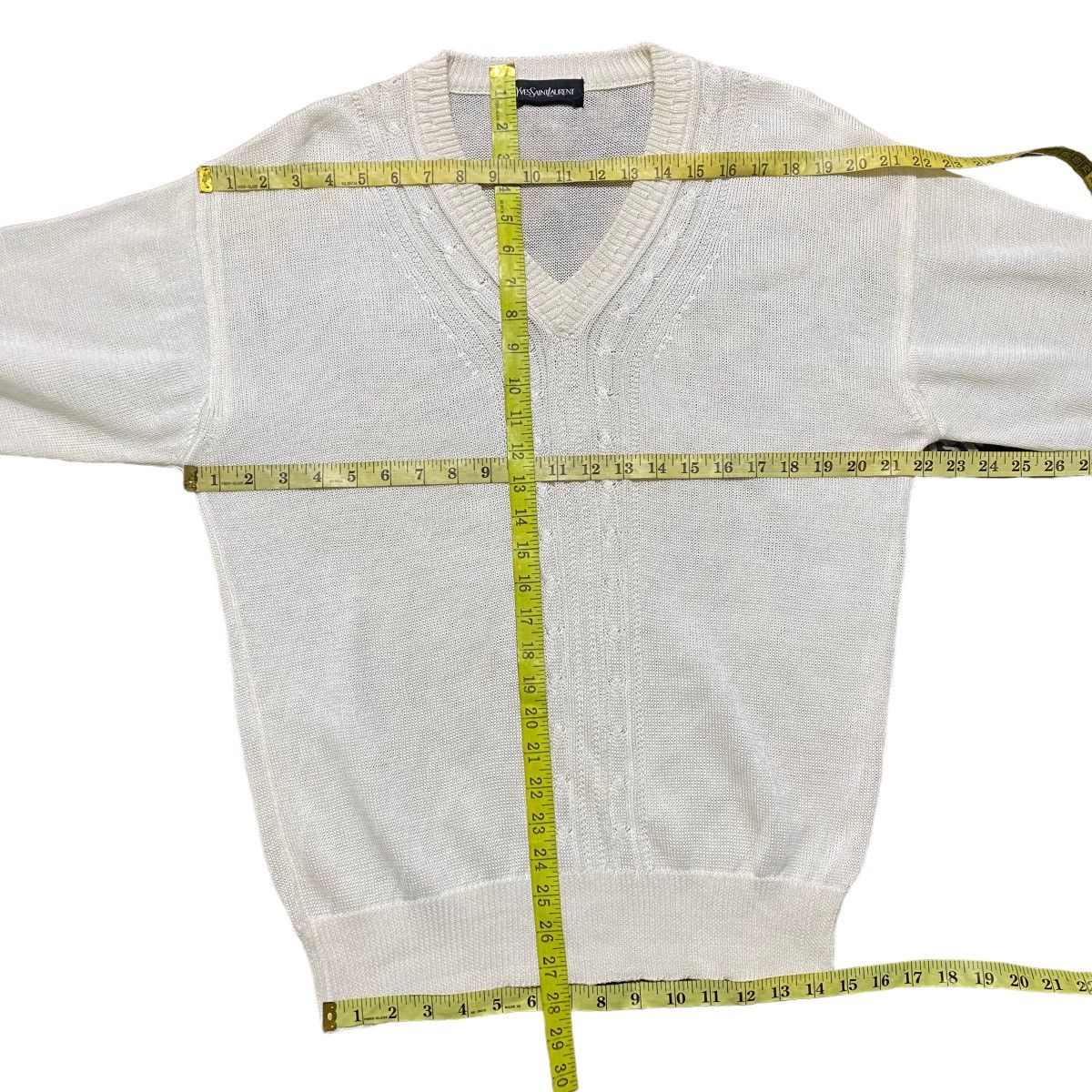 Yves Saint Laurent Vintage Yves Saint Laurent Wool Knitwear Size M / US 6-8 / IT 42-44 - 13 Thumbnail