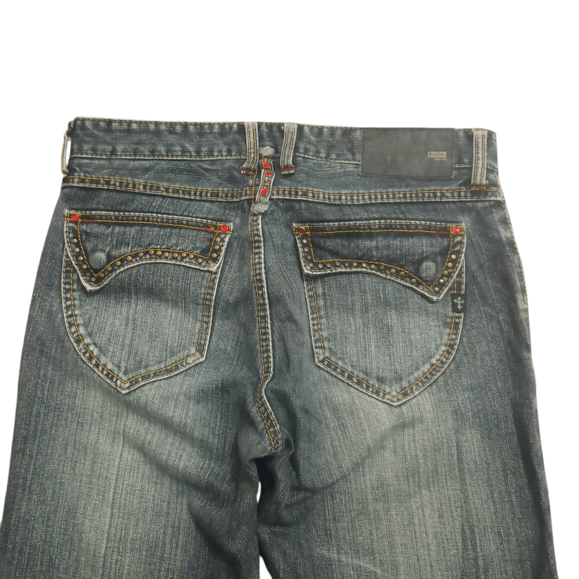 Undercover Rare!!! Japanese Custom Culture Bootcut Flare Jeans Size US 31 - 10 Thumbnail