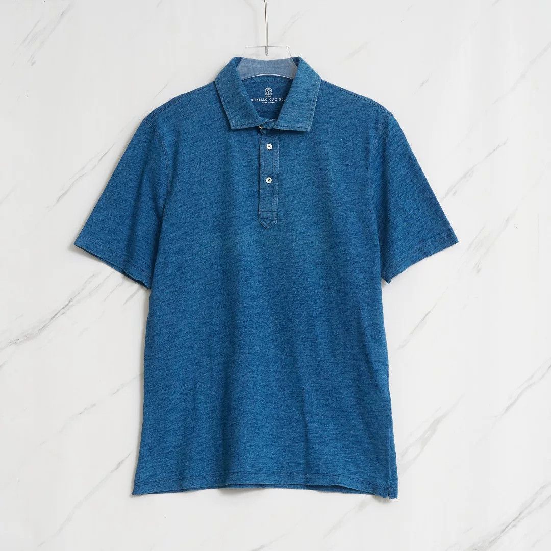 Brunello Cucinelli Brunello Cucinelli Men's Lapel Polo Size US M / EU 48-50 / 2 - 1 Thumbnail