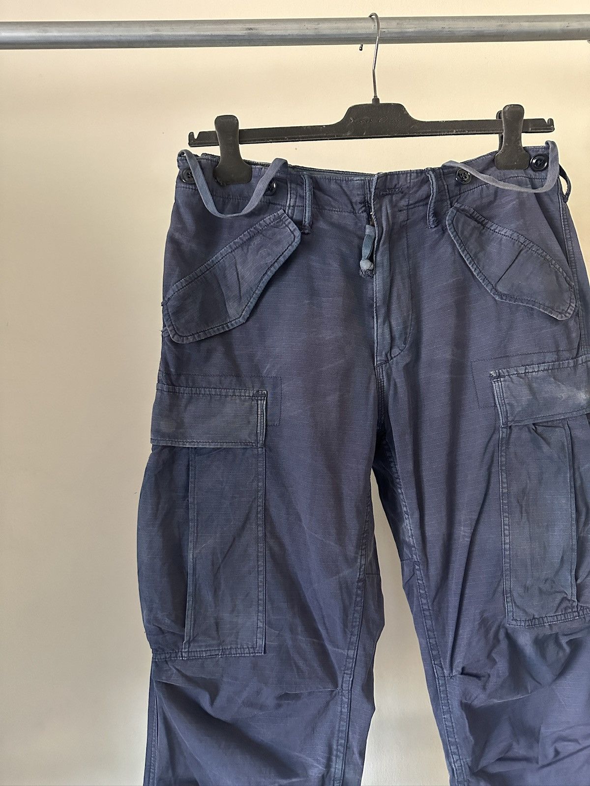 Polo Ralph Lauren 2000s Polo Ralph Lauren Military Ripstop Faded Cargo Pant Size US 32 / EU 48 - 4 Thumbnail