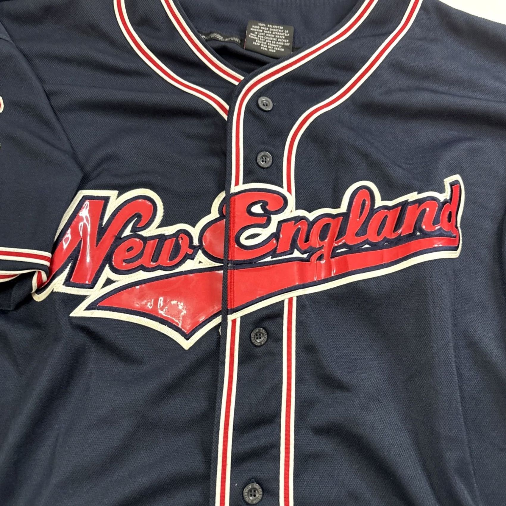 Vintage Colosseum Jersey Baseball Men 2XL Blue Short Sleeve Button Front Sports Size US XXL / EU 58 / 5 - 3 Thumbnail
