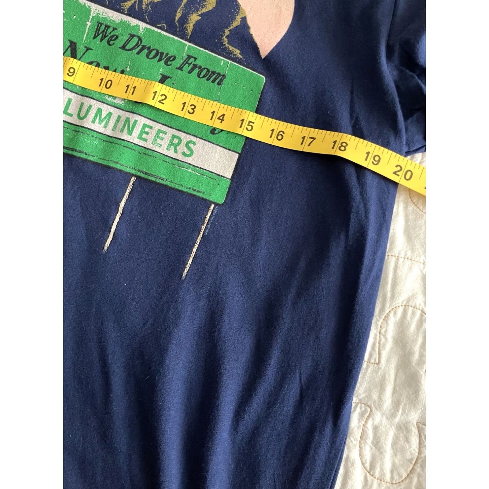 Vintage VINTAGE The Luminners Band Tee Shirt M Blue 2019 Tour Mens Size US M / EU 48-50 / 2 - 3 Thumbnail