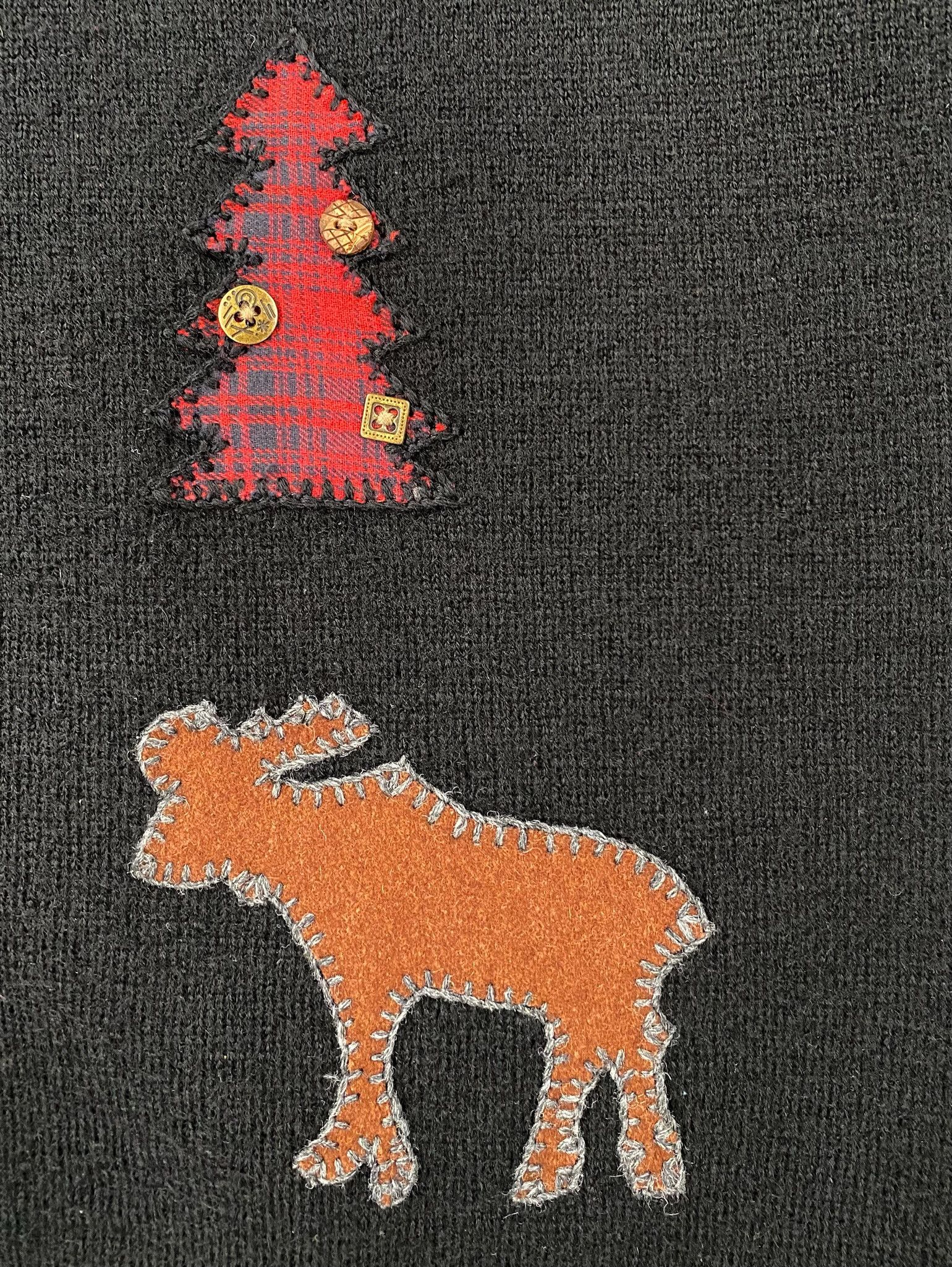 Woolrich Woolen Mills Woolrich 100% Wool Nature Cabin Moose Sweater Vest Medium Size M / US 6-8 / IT 42-44 - 4 Thumbnail