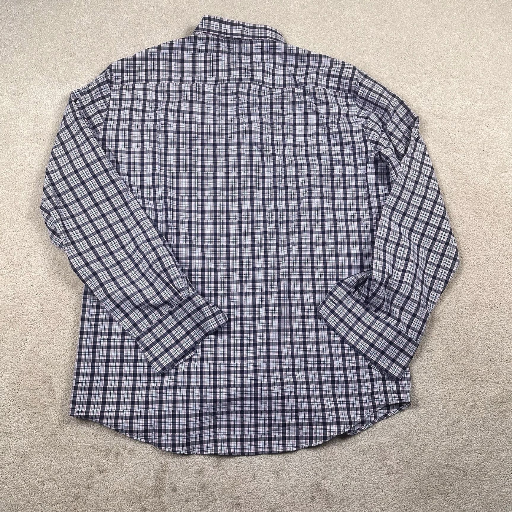 Peter Millar Peter Millar Shirt Mens Large Pink Plaid Multicolor Stretch Button Up Classic Colorful Preppy Size US L / EU 52-54 / 3 - 3 Thumbnail