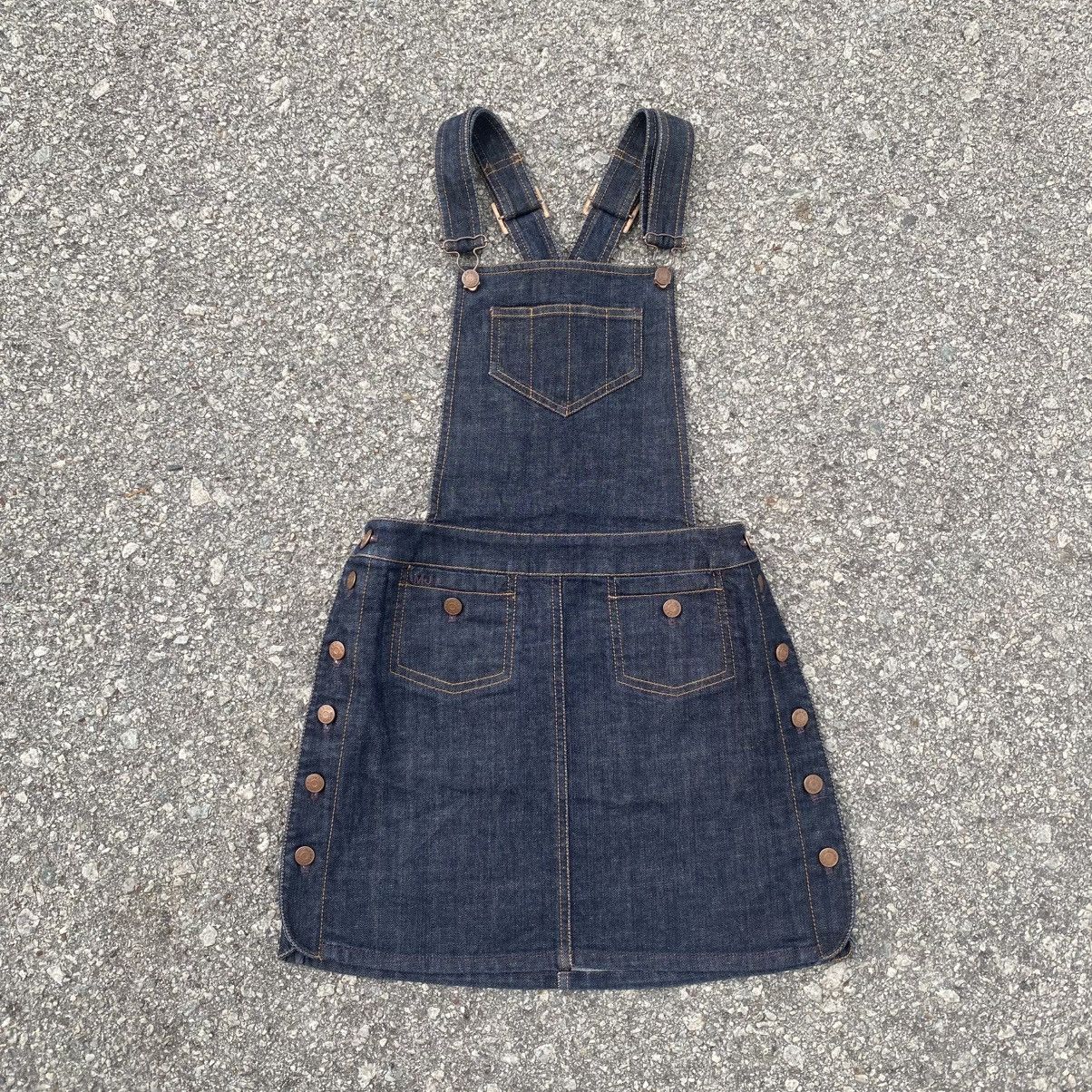 Marc Jacobs ARCHIVAL MARC JACOBS INDIGO DENIM PINAFORE DRESS Size S / US 4 / IT 40 - 1 Thumbnail