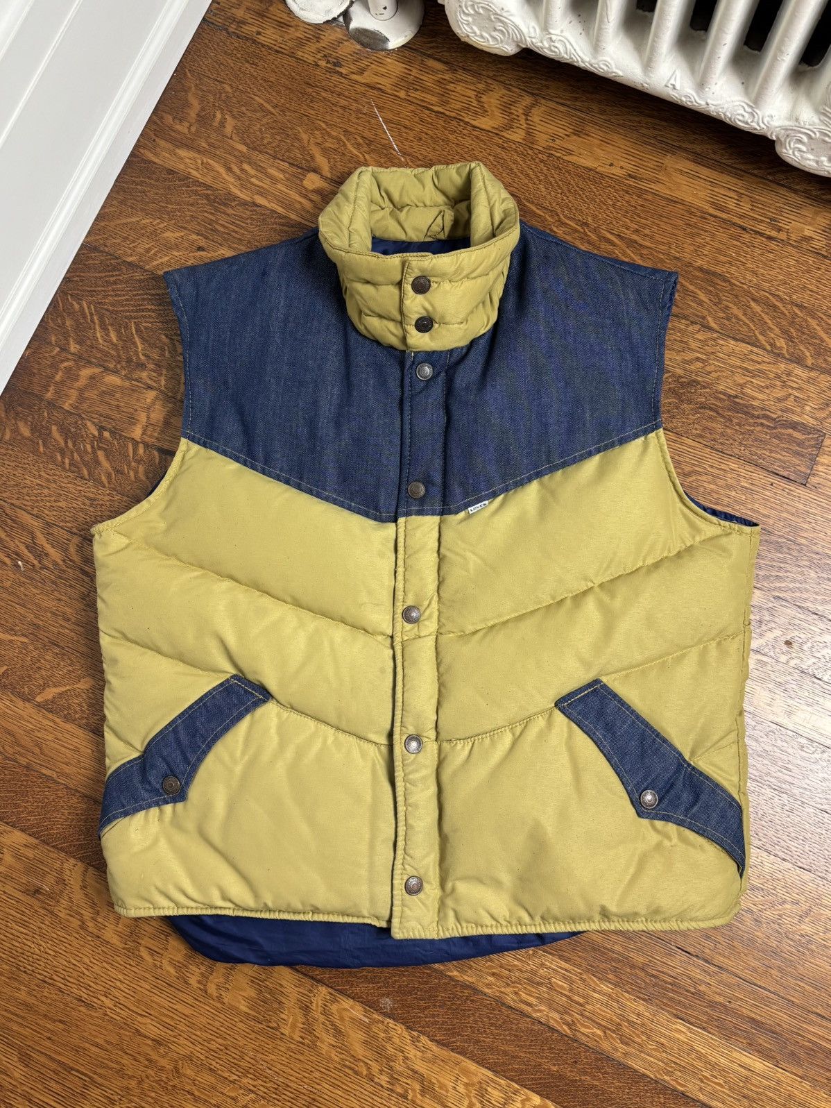 Levi's 1970s Levis Ski Vest 70s Vintage Levi's Denim Down Jacket Size US M / EU 48-50 / 2 - 4 Thumbnail