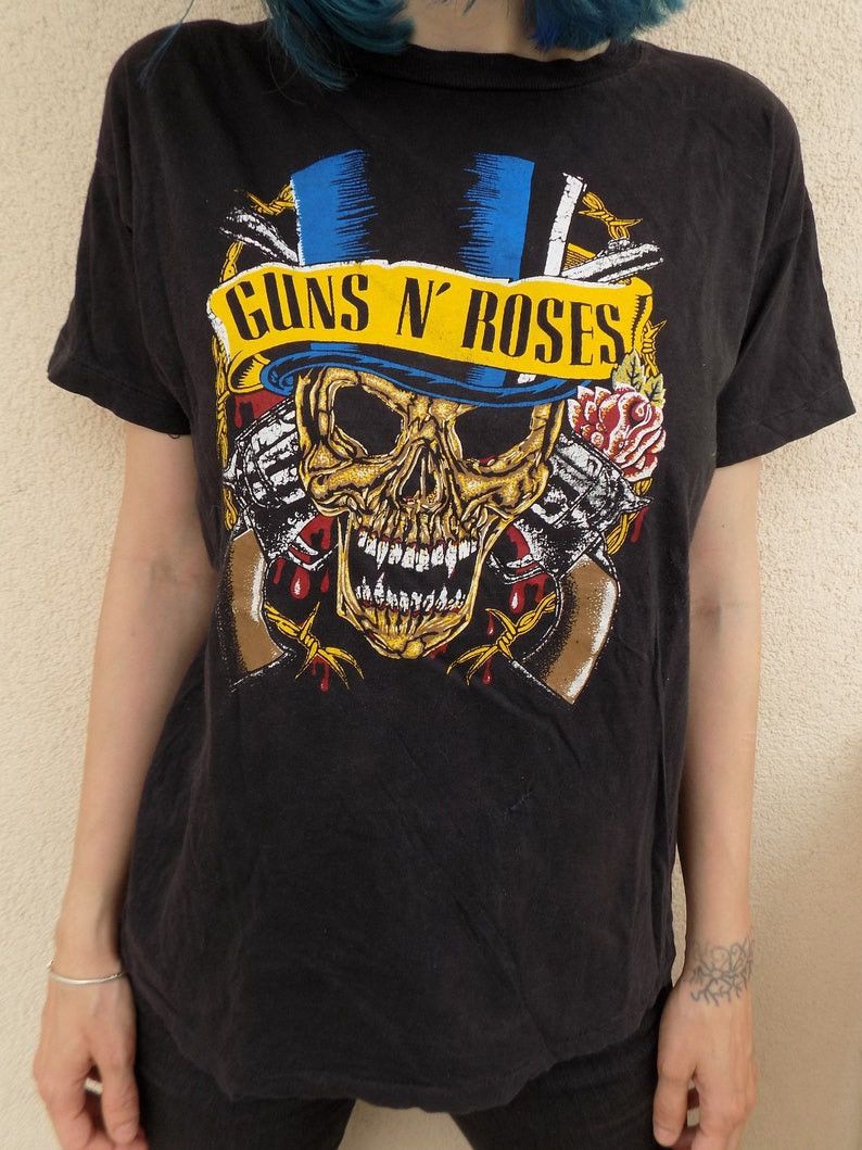 Band Tees Vintage 90's Guns N' Roses T-shirt Size US M / EU 48-50 / 2 - 5 Thumbnail