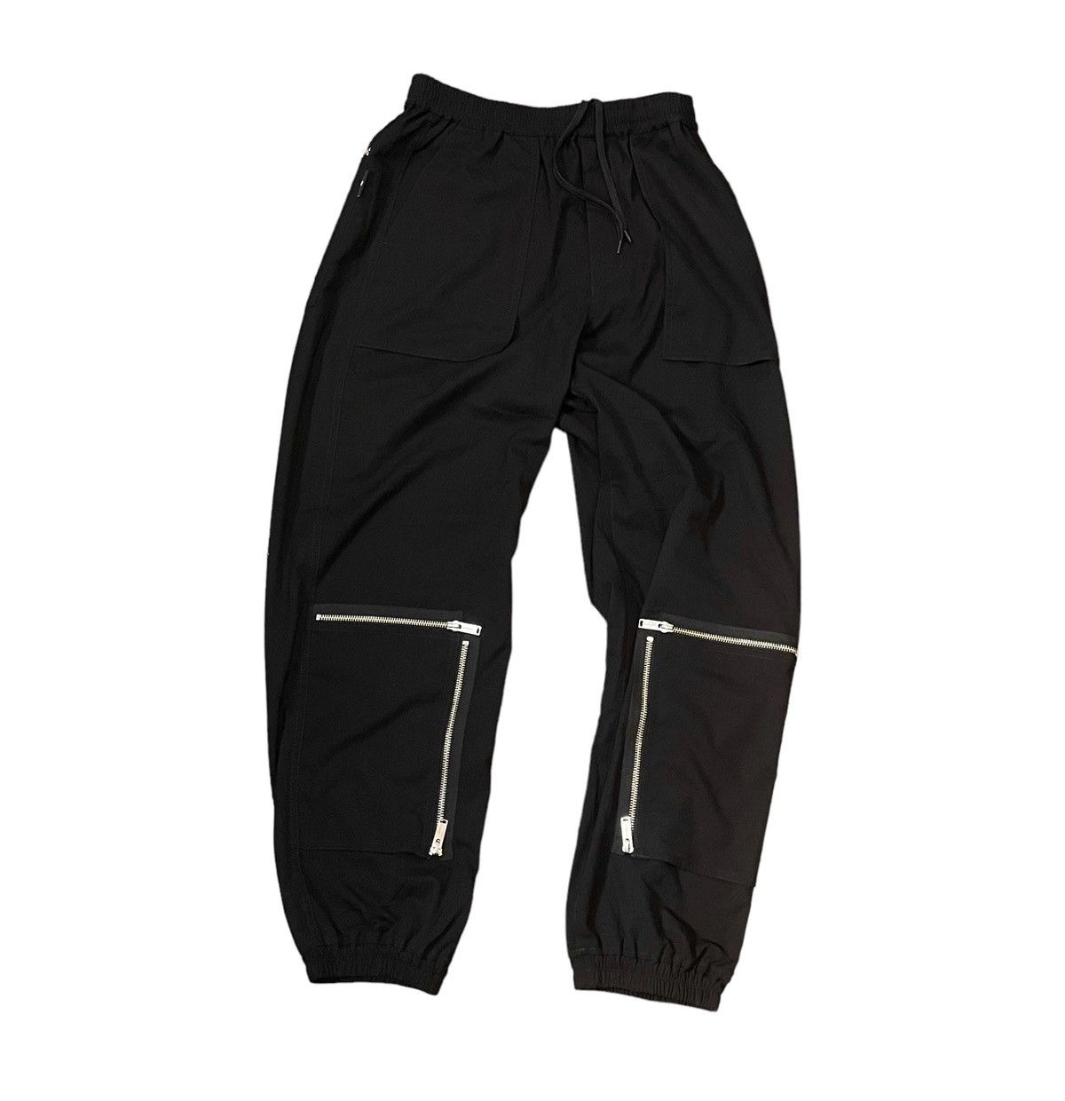 image of Undercover X Gu Cargo Black Sweatpants, Men's (Size 26)
