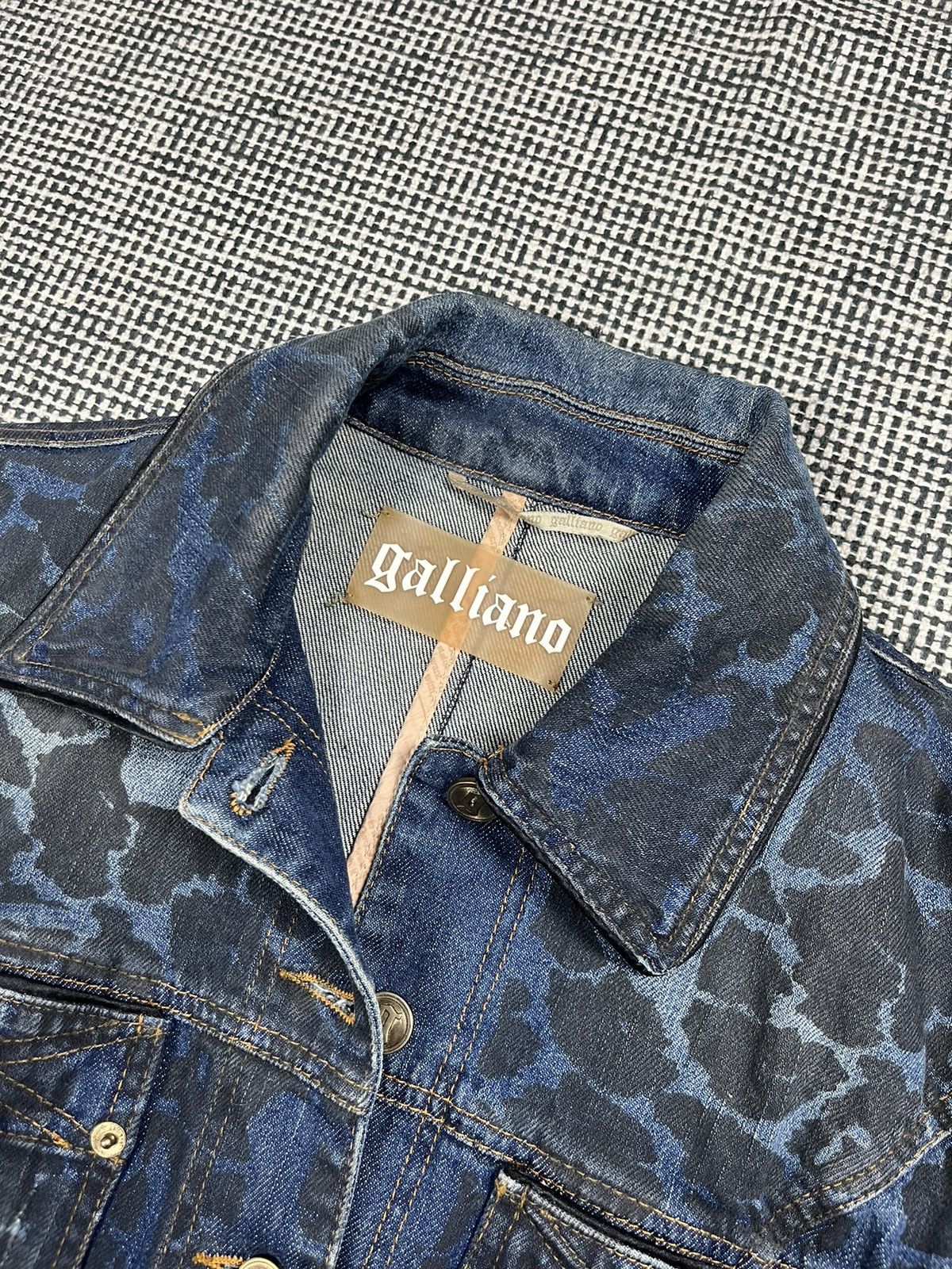 John Galliano Archive John Galliano glitzy glamour leopard denim jacket Size M / US 6-8 / IT 42-44 - 5 Thumbnail