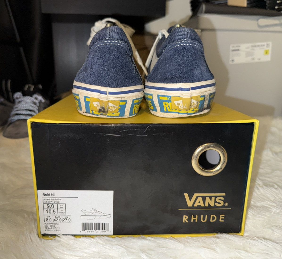 Rhude × Vans Rhude x Vans Bold Ni Plate/Blue Size US 9 / EU 42 - 4 Thumbnail