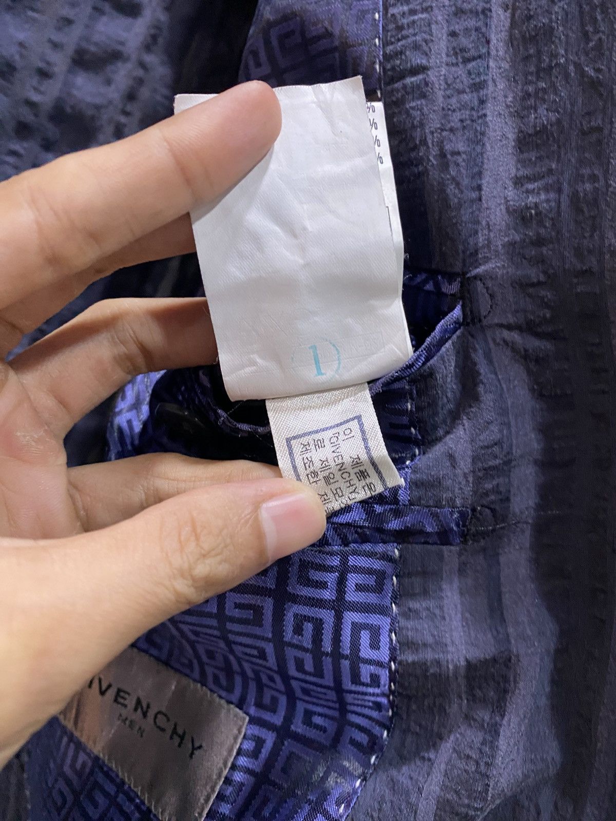 Givenchy Givenchy men vintage stripe blazer coat Size 48L - 14 Thumbnail
