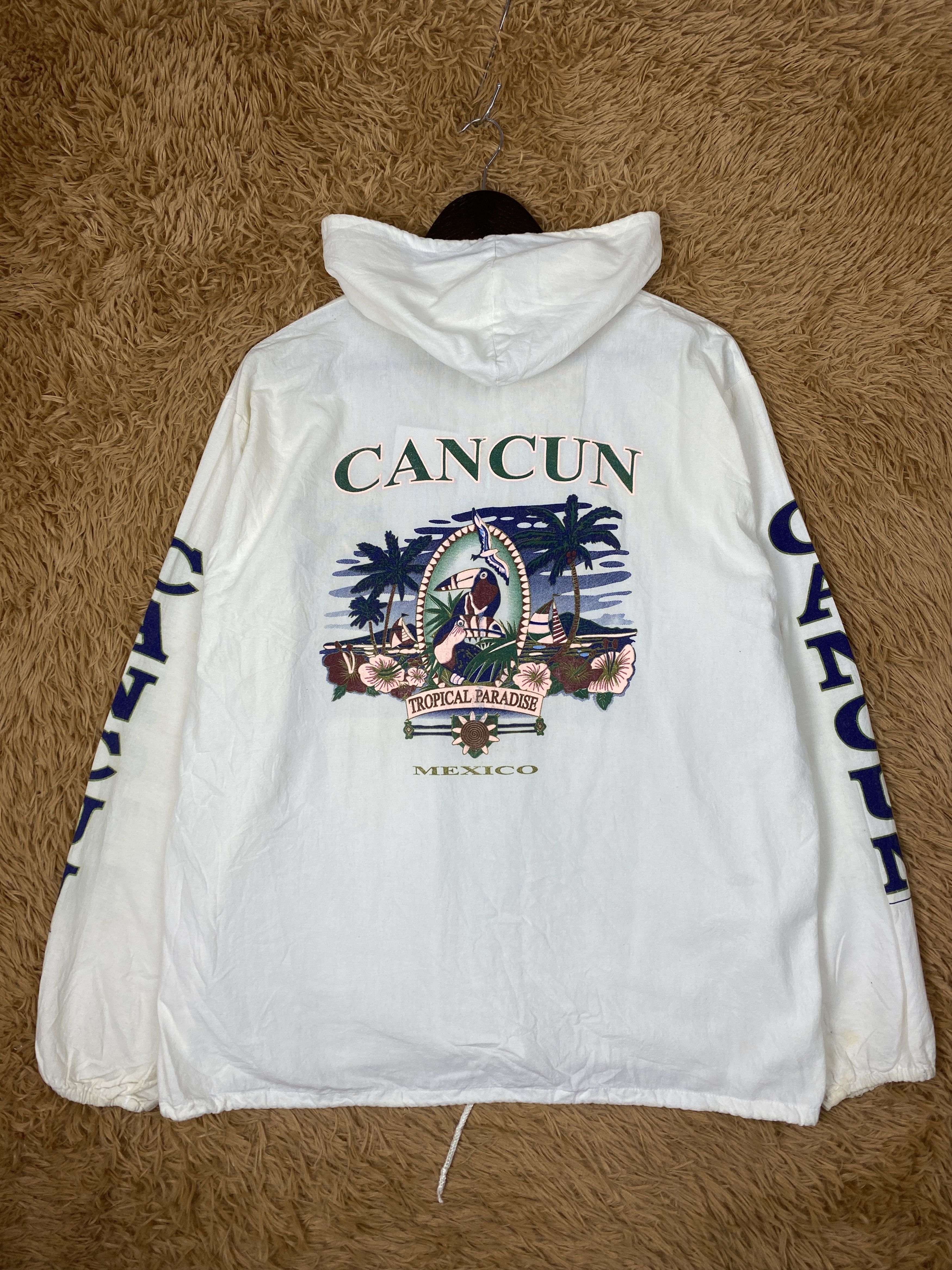 Vintage Vintage Cancun Mexico Art Tropical Paradise Jacket PJ2616 Size US M / EU 48-50 / 2 - 9 Thumbnail