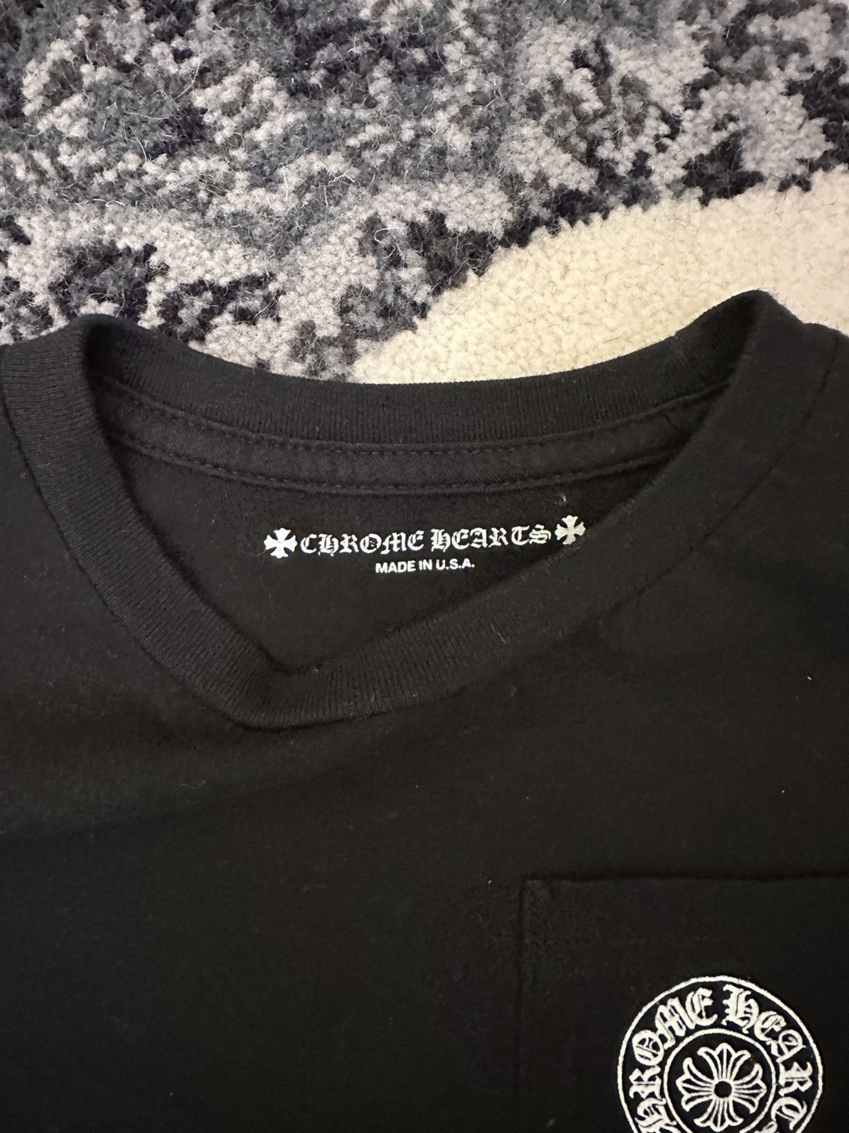 Chrome Hearts Chrome Hearts Kids Horseshoe Logo Floral Long Sleeve Tee Size US XXS / EU 40 - 7 Thumbnail
