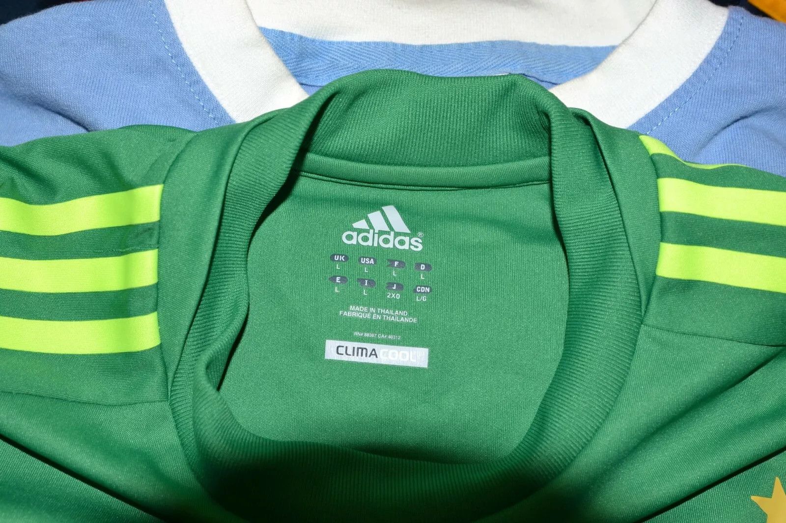 Adidas DYNAMO KYIV 2013/2014 MATCH WORN SHIRT #35 KOVAL ADIDAS L Size US L / EU 52-54 / 3 - 6 Thumbnail
