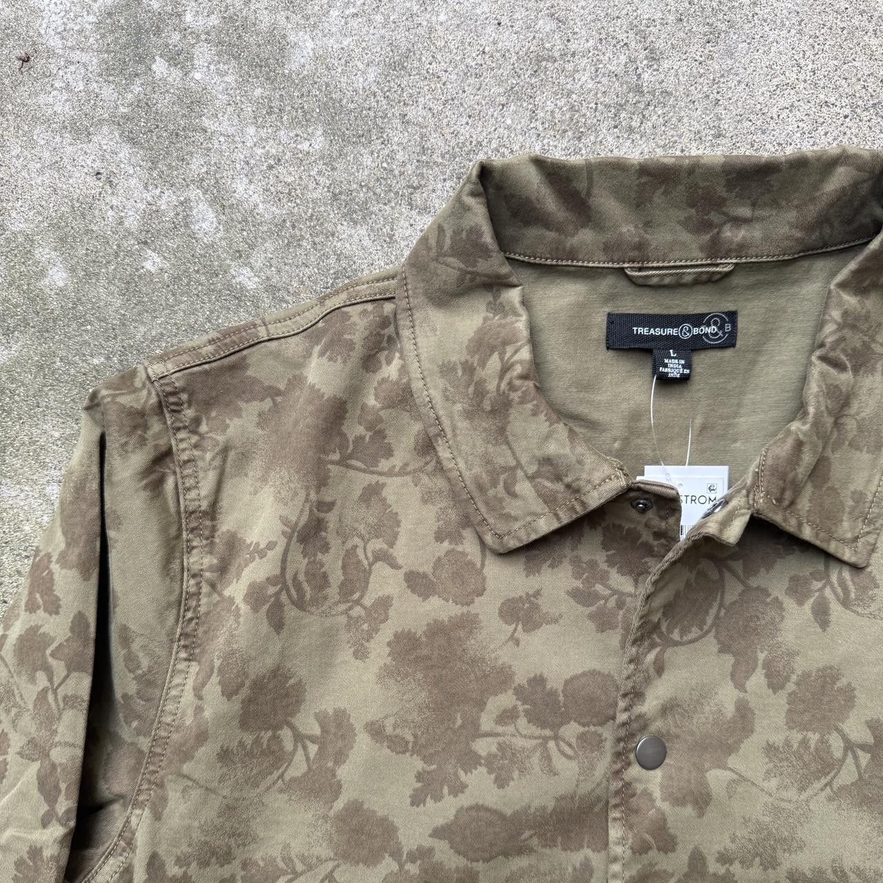 Treasure & Bond treasure & bond camo floral army button up jacket Size US L / EU 52-54 / 3 - 4 Thumbnail