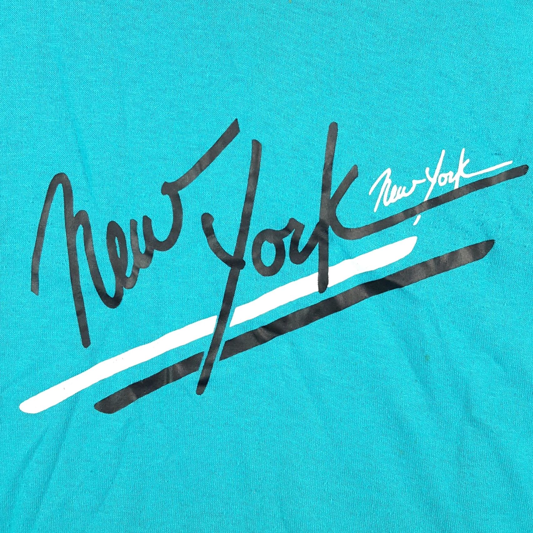 Vintage VINTAGE 80s New York City USA Made T-Shirt Men Small Blue Grunge Travel 90s Y2K Art Size US S / EU 44-46 / 1 - 3 Thumbnail
