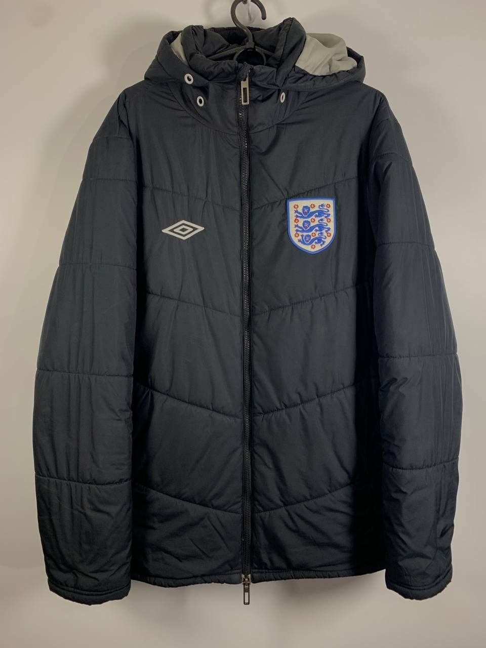 Umbro × Vintage England Umbro Vintage Jacket Official product Black Jersey Size US L / EU 52-54 / 3 - 1 Thumbnail