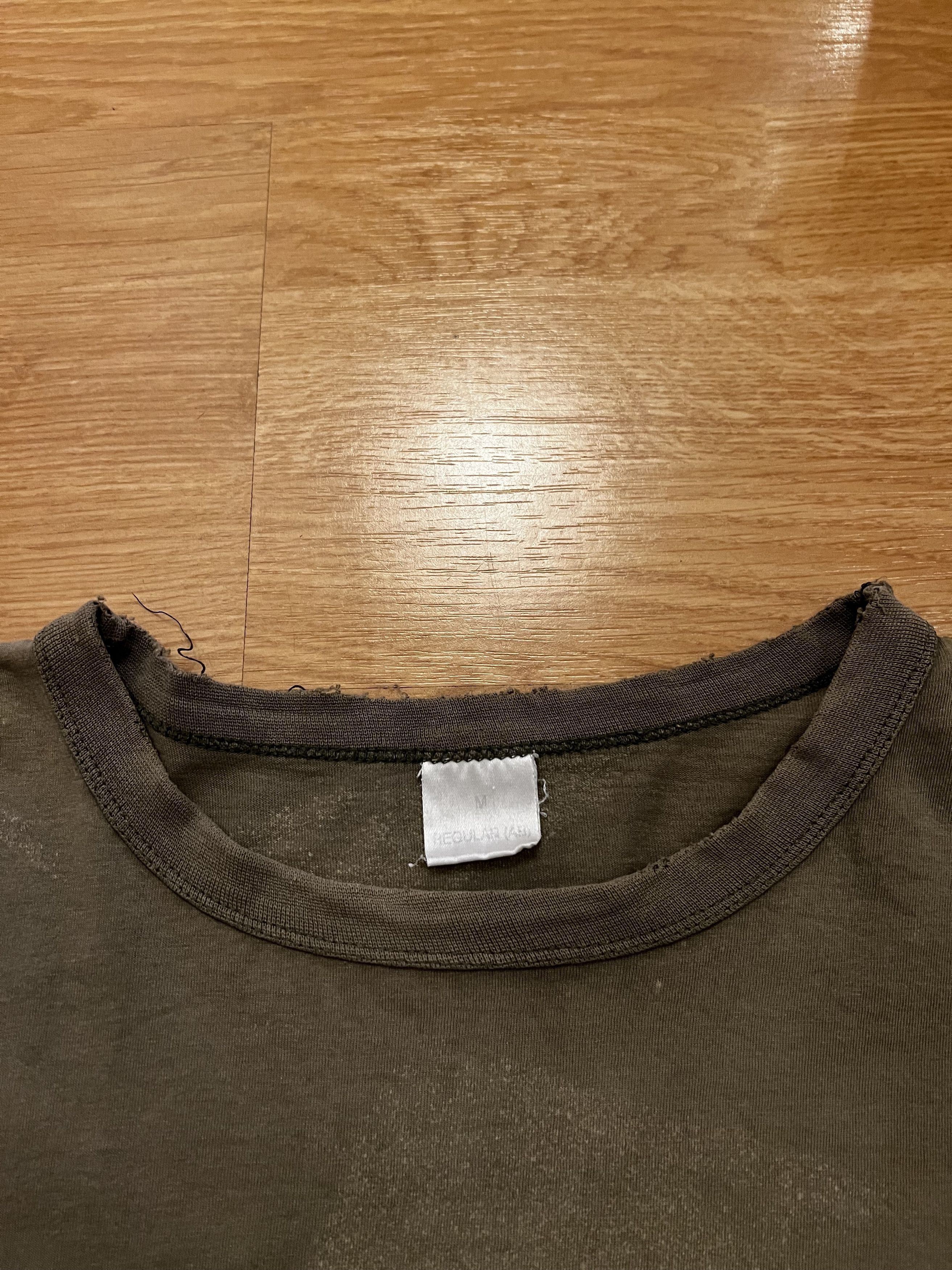 Vintage Vintage distressed Army War Shirt khaki Size US M / EU 48-50 / 2 - 5 Thumbnail
