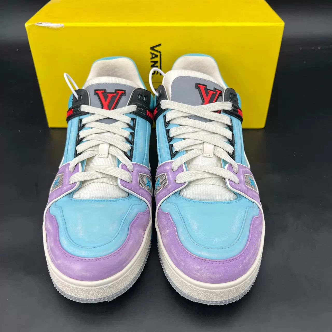 Louis Vuitton LV Trainer Macaron Size 7 Original Box Fair Size US 8 / EU 41 - 2 Thumbnail