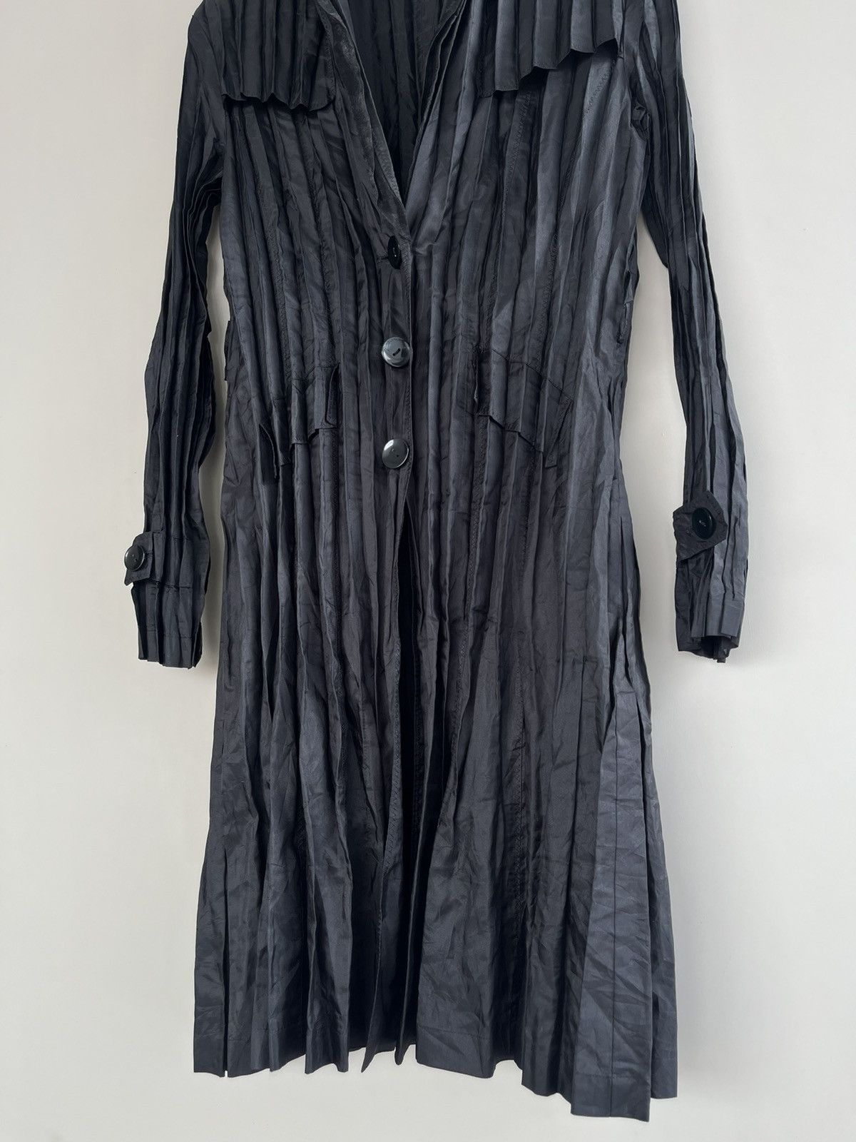 Japanese Brand Pleats Please Japanese Specchio Coats Blazer Issey Style Size L / US 10 / IT 46 - 4 Thumbnail