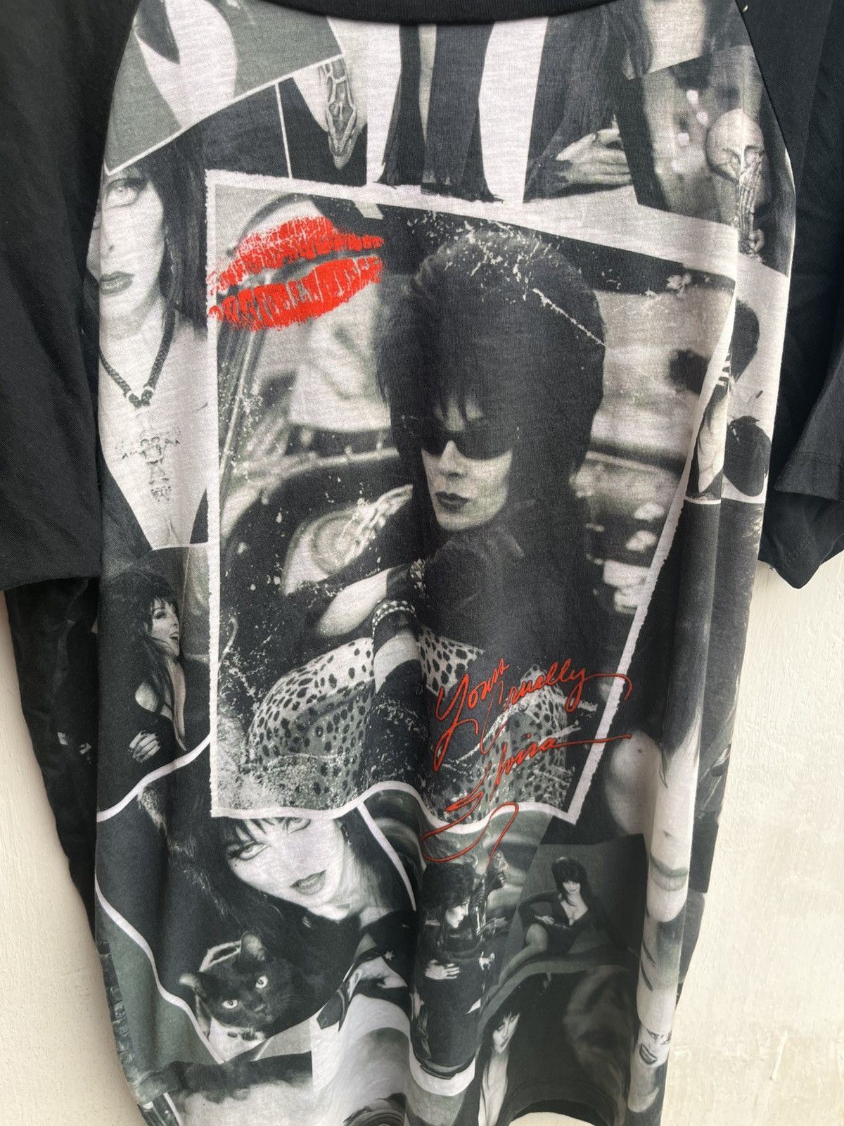 Japanese Brand STEAL! Elvira Movie Full Print U Neck Tee Size US M / EU 48-50 / 2 - 2 Thumbnail