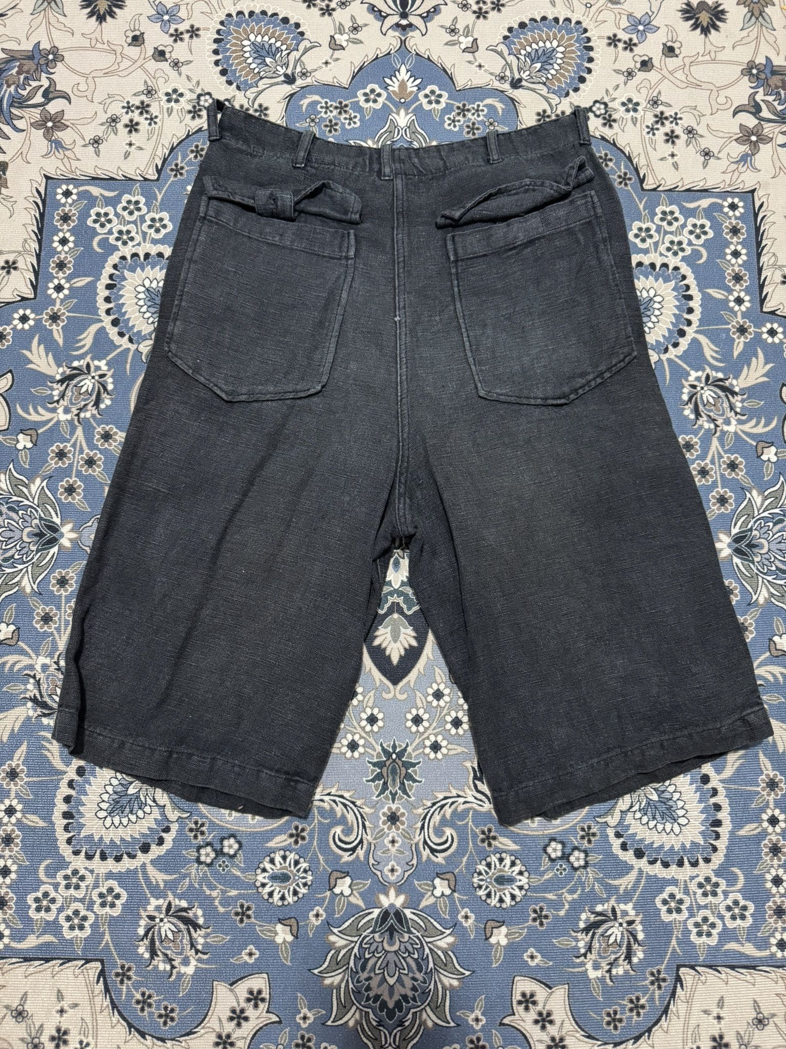Japanese Brand × Menace Soul Power Multi Pocket Short Pants Heavy Cotton Sun Faded Size US 29 - 6 Thumbnail