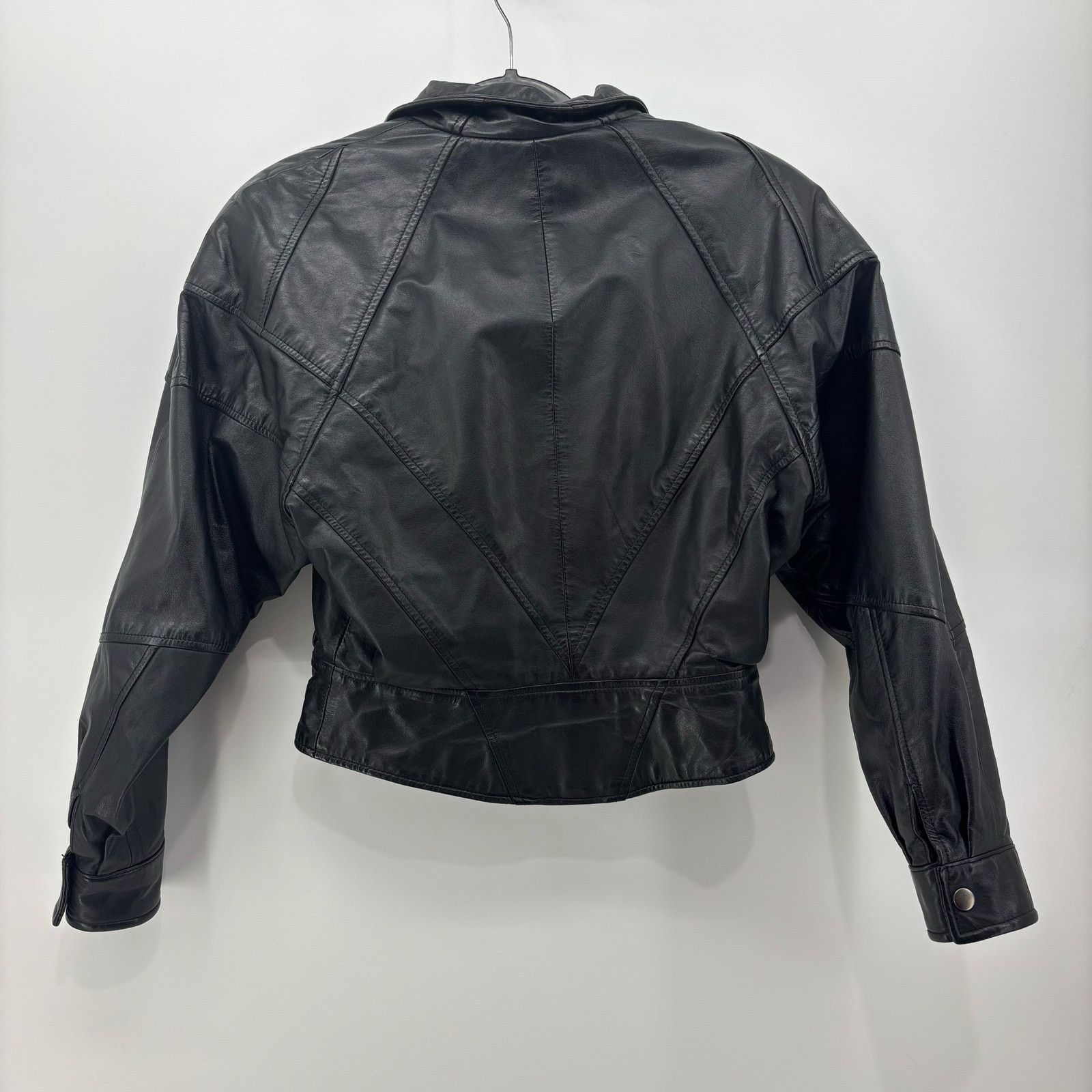 Wilsons Leather Leather By Wilsons Small Womens Motorcycle Jacket Pockets Size S / US 4 / IT 40 - 2 Thumbnail