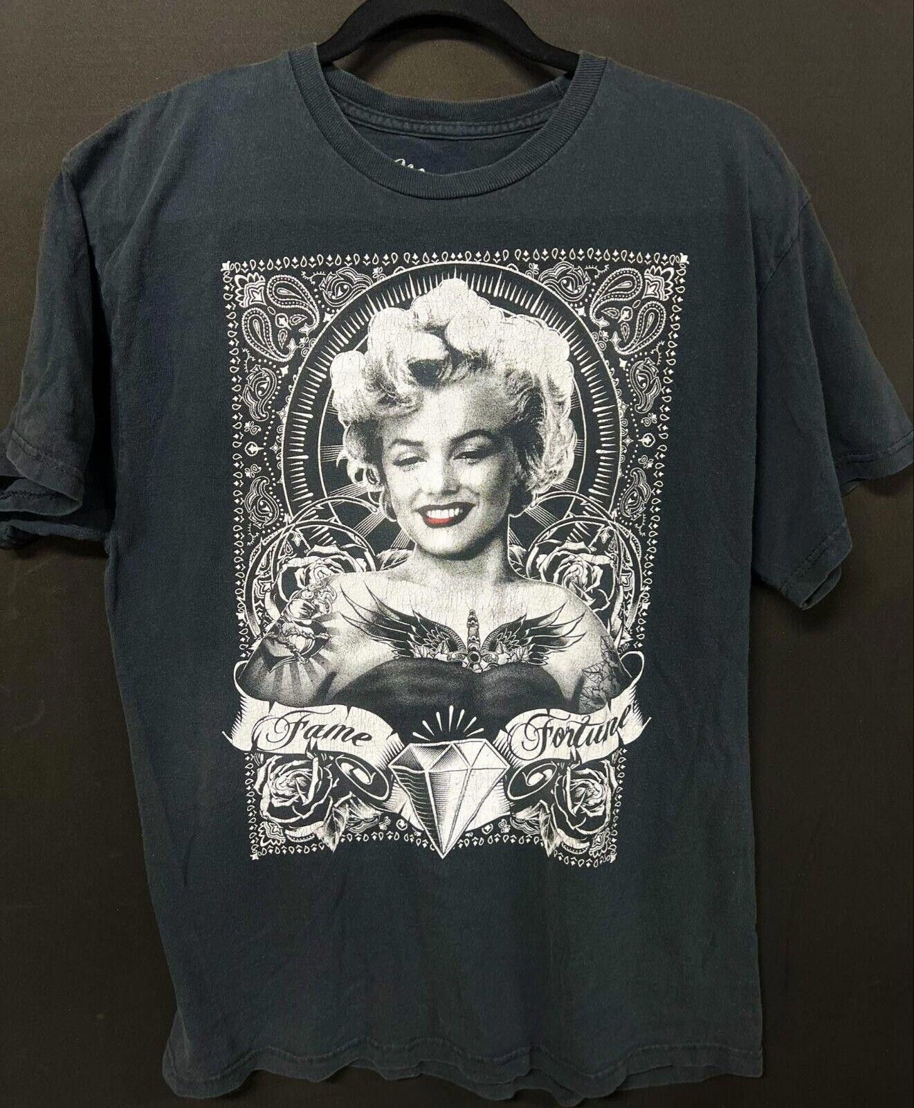 Designer Andre de Dienes Shirt Men's Large Black Marilyn Monroe Size US L / EU 52-54 / 3 - 1 Thumbnail