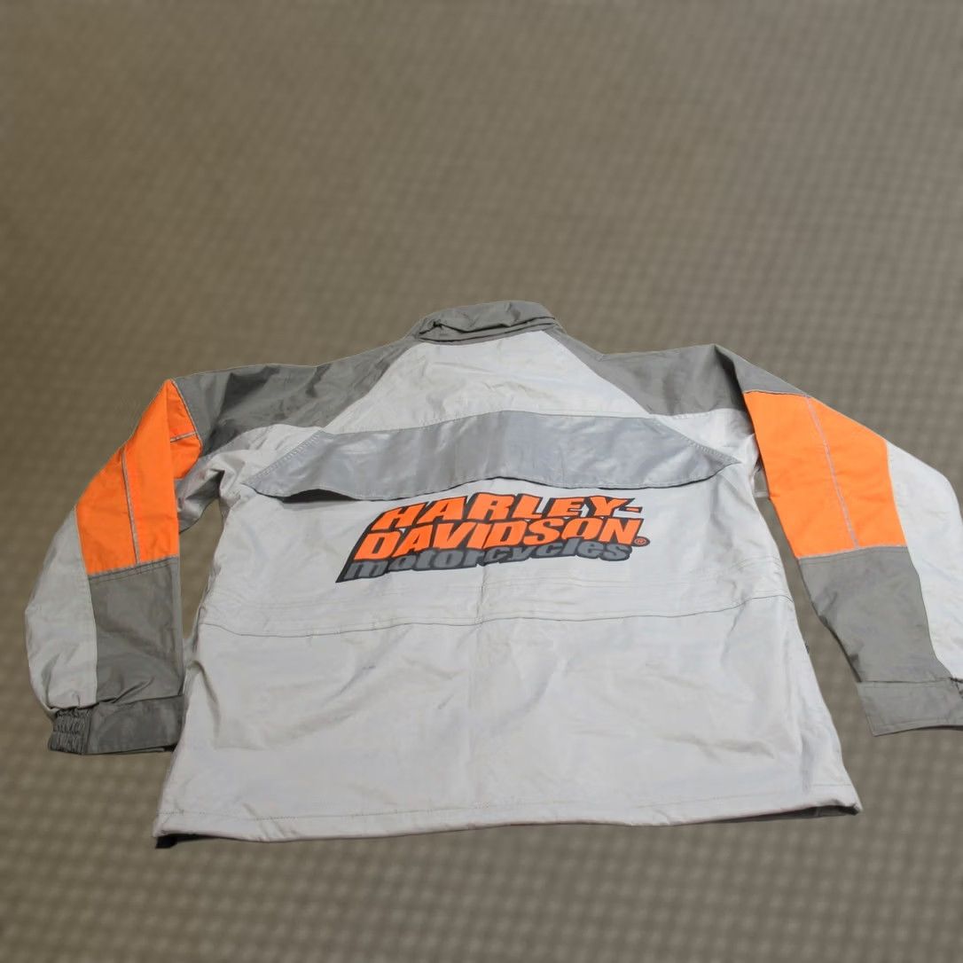 Harley Davidson Harley Davidson Jacket Men M Gray Full Zip Motorcycle Wind Rain Riding Pack Size US M / EU 48-50 / 2 - 1 Thumbnail