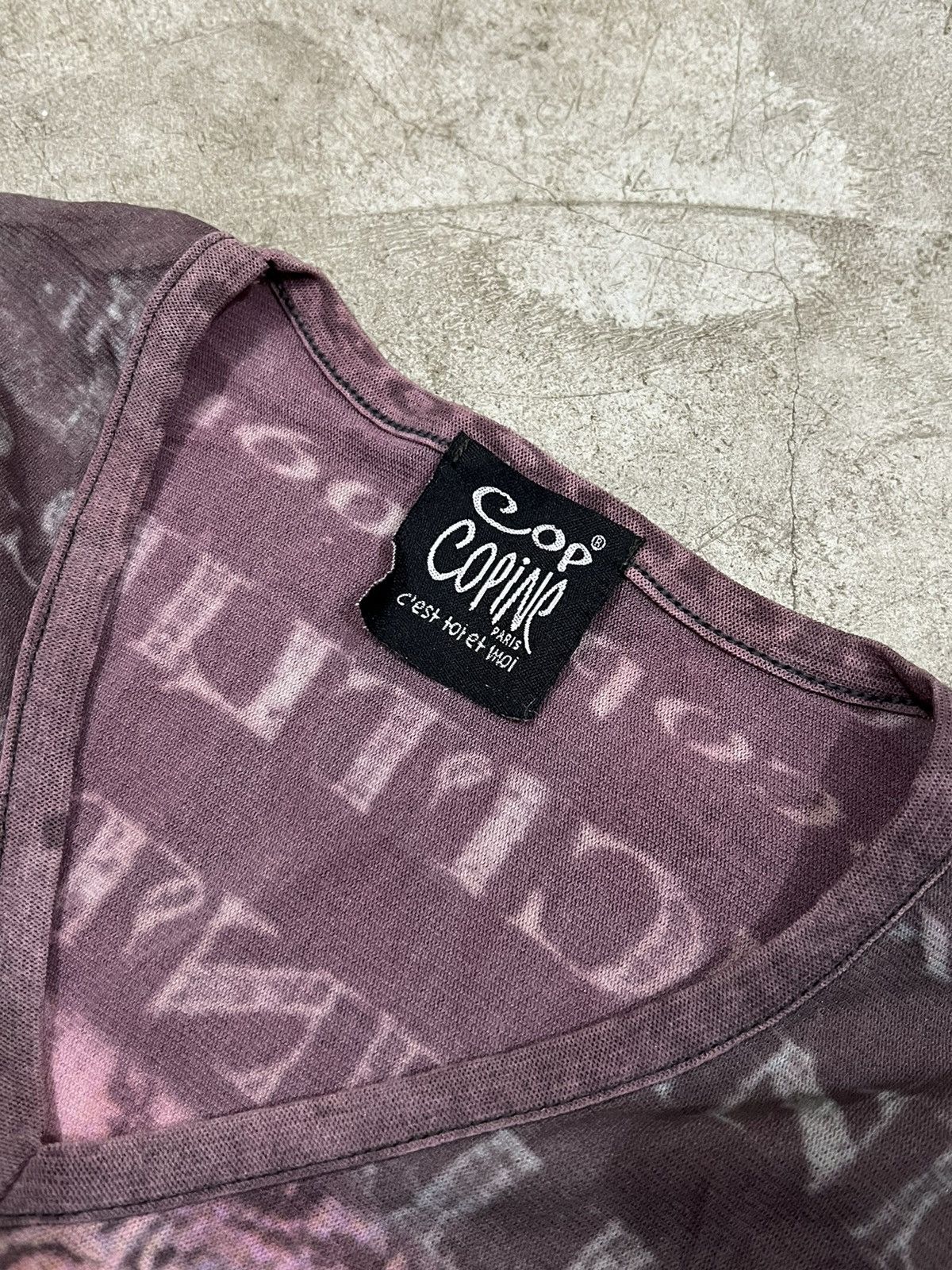 Cop Copine × Designer × Vintage Rare! Vintage Cop Copine Medieval Mesh L/S Top Size XXS / US 00 / IT 34 - 3 Thumbnail