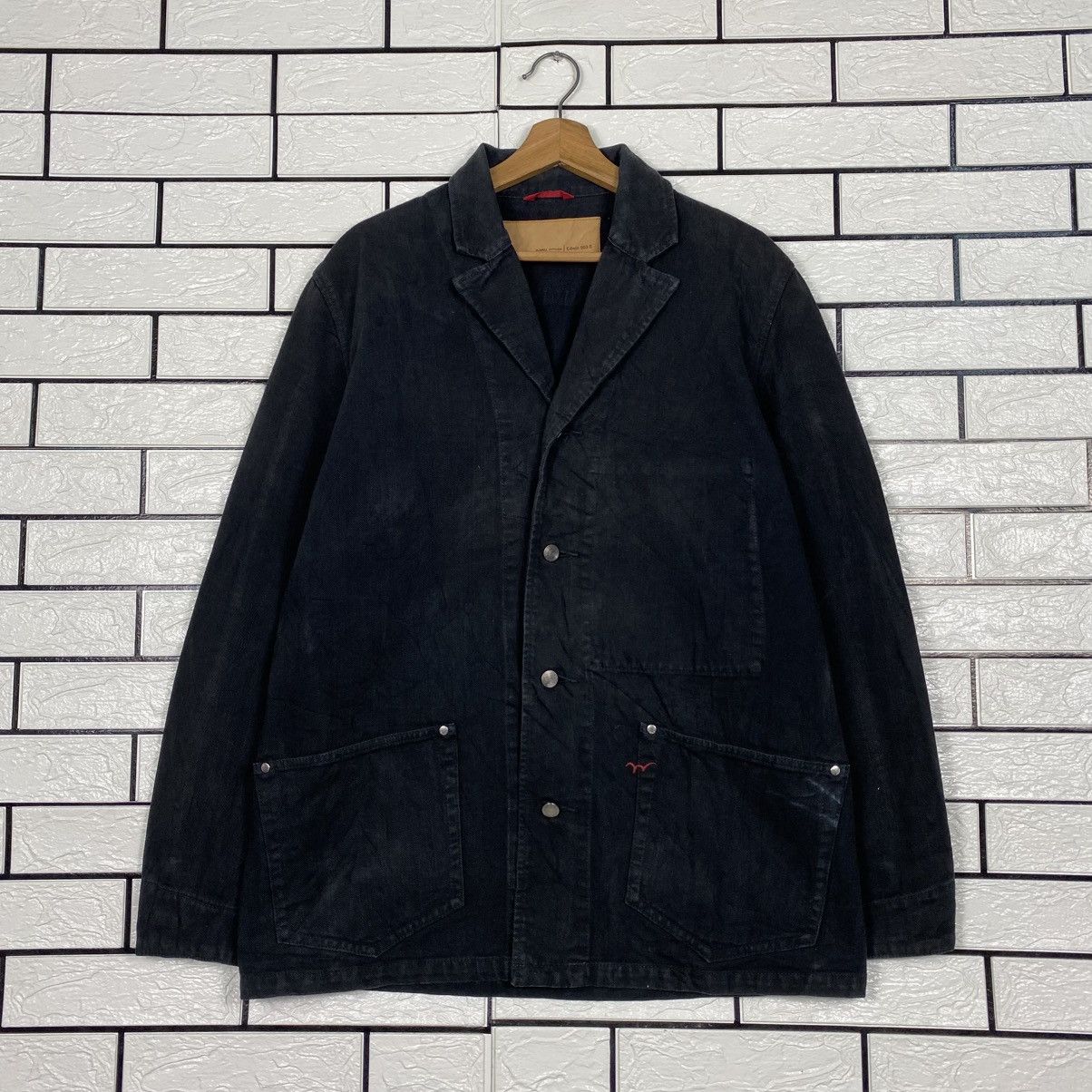 Japanese Brand 📌Vintage Chore Jacket Edwin 503 Duck Canvas Size US S / EU 44-46 / 1 - 2 Thumbnail