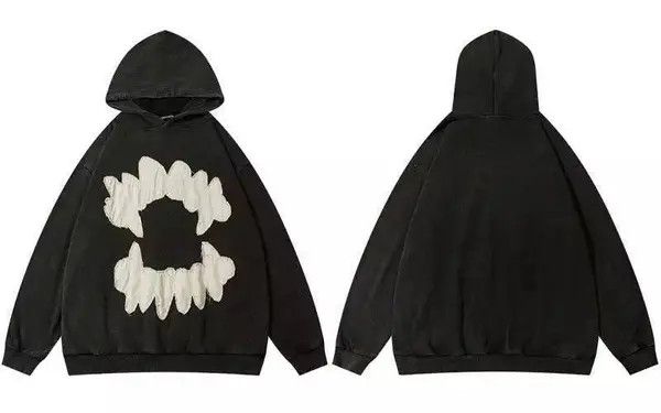 VIBE "Vampire" Black Hoodie Hooded Sweatshirt Size US L / EU 52-54 / 3 - 3 Thumbnail