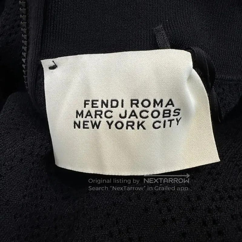 Fendi Fendi Black Short Sleeve Midi Dress . Size M / US 6-8 / IT 42-44 - 5 Thumbnail