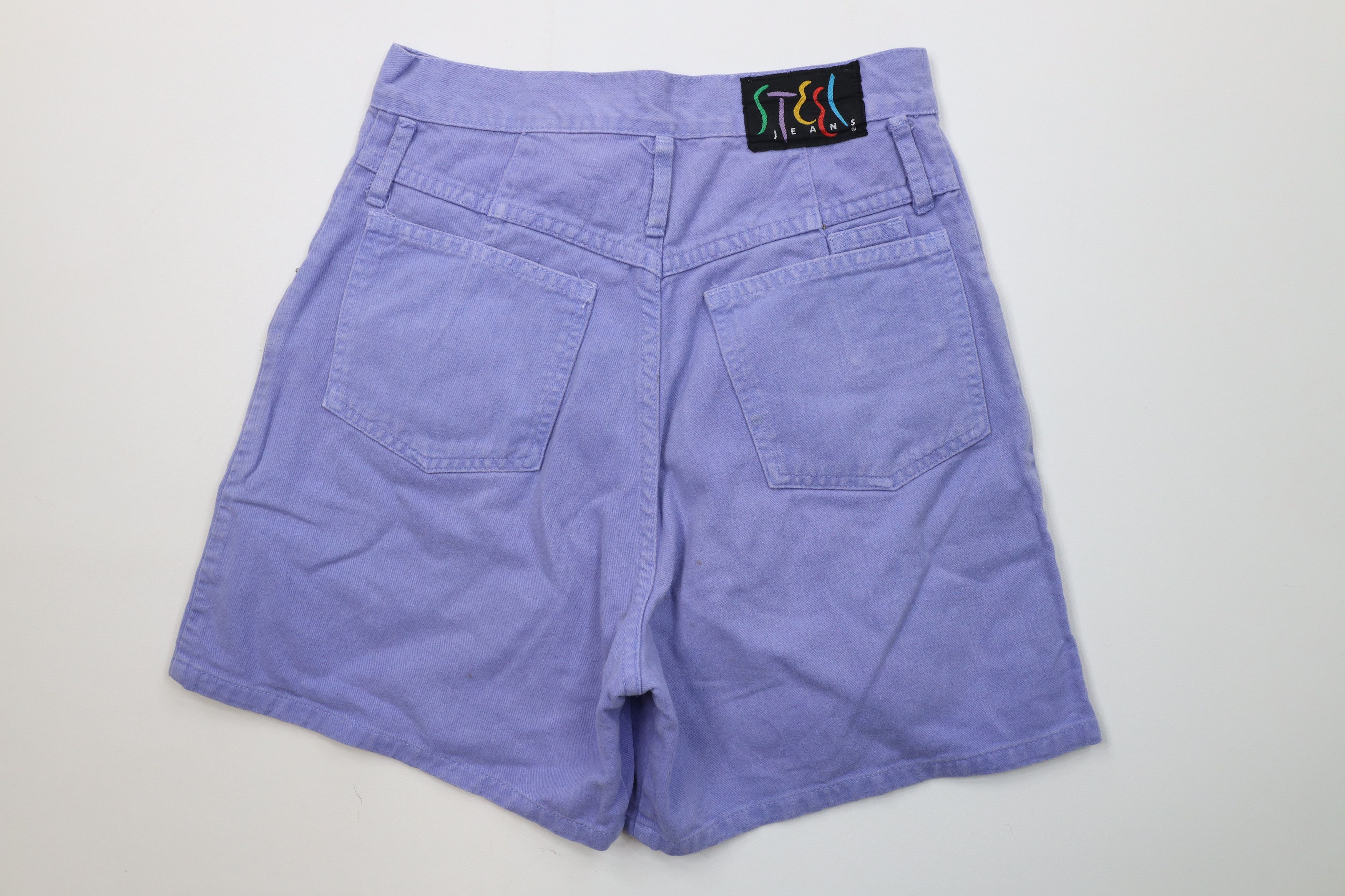 Vintage Vintage 90s Streetwear High Waisted Button Fly Denim Shorts Size 30" / US 8 / IT 44 - 8 Thumbnail