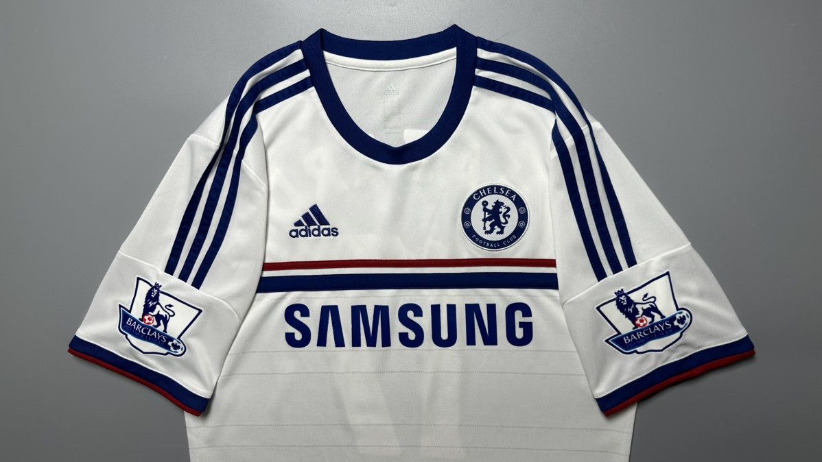 Vintage CHELSEA ADIDAS 2013/2014 FOOTBALL AWAY JERSEY #17 HAZARD Size US M / EU 48-50 / 2 - 3 Thumbnail