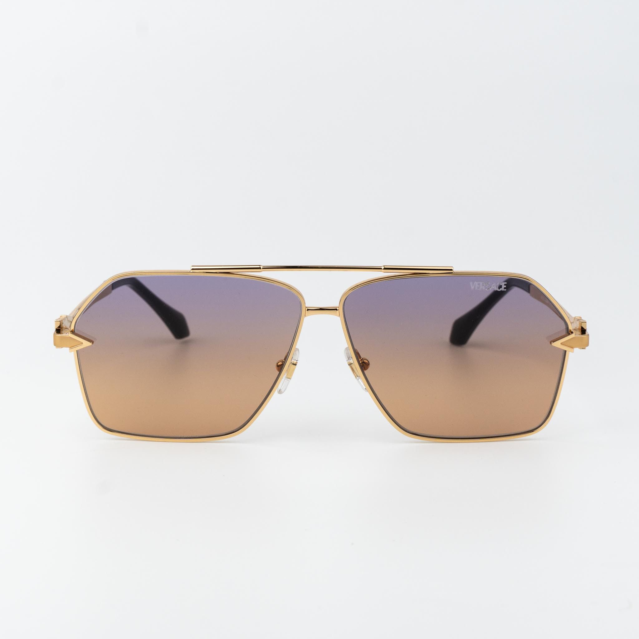 Versace Versace Men Sunglasses Aviator VE2284 1002EL NEW AUTHENTIC Size ONE SIZE - 2 Thumbnail