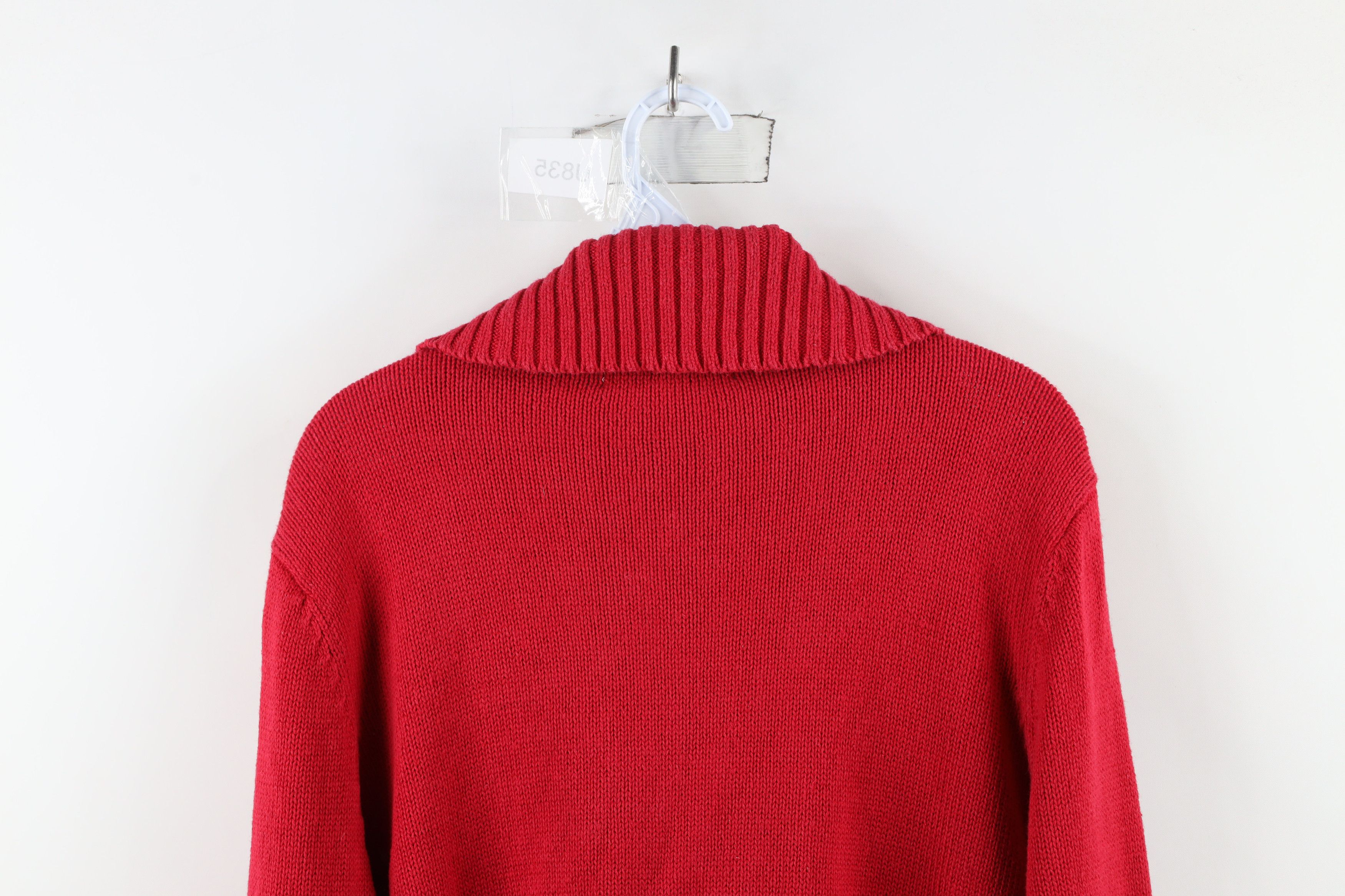 Vintage Vintage 90s Streetwear Knit Full Zip Cardigan Sweater Size XL / US 12-14 / IT 48-50 - 11 Thumbnail