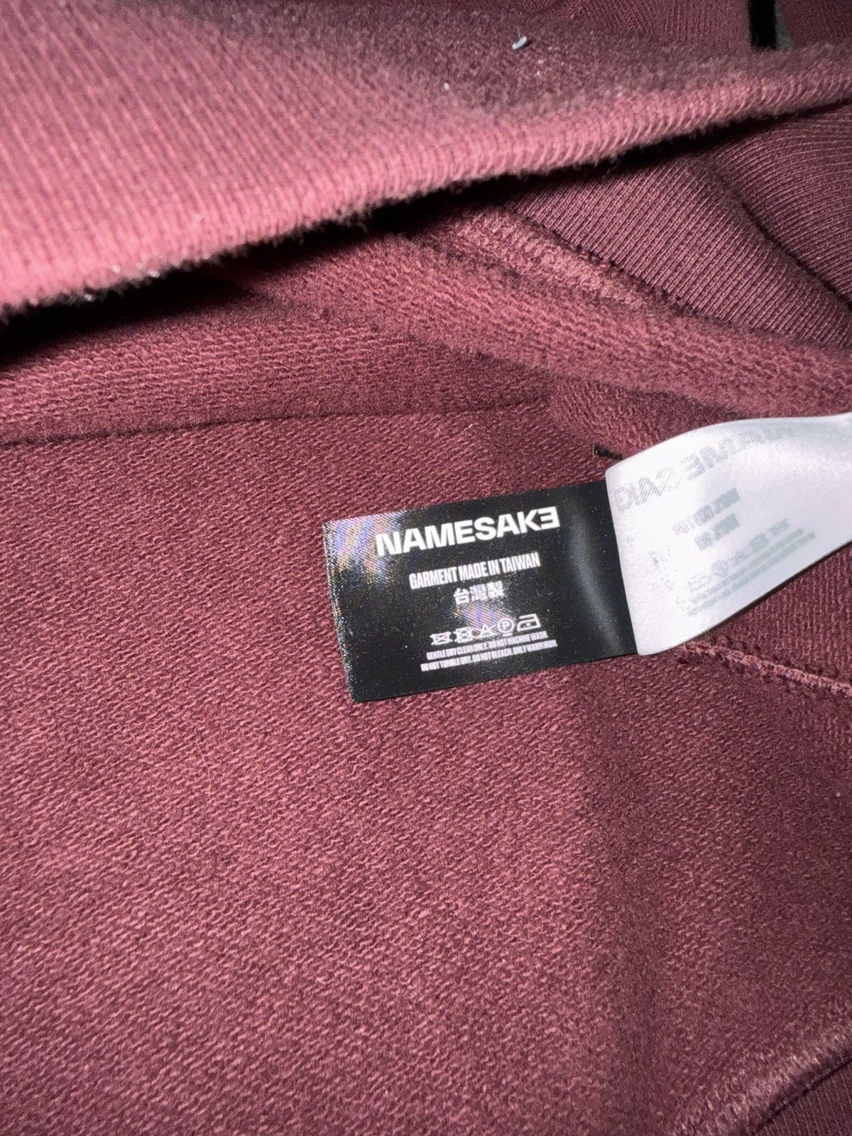 NAMESAKE Namesake Hoodie – Bordeaux – Größe S Size US S / EU 44-46 / 1 - 8 Thumbnail