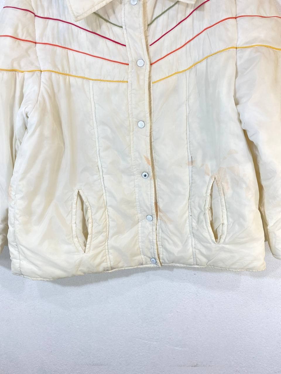 Vintage vintage skiwear retro puffer jacket nice design Size US XL / EU 56 / 4 - 4 Thumbnail