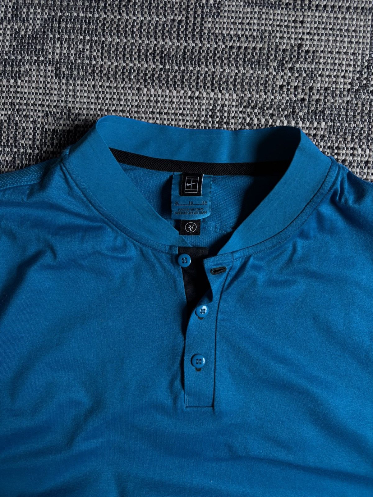 Nike Nike Court Roger Federer "RF" Advantage Polo Shirt Blue XL Size US XL / EU 56 / 4 - 3 Thumbnail