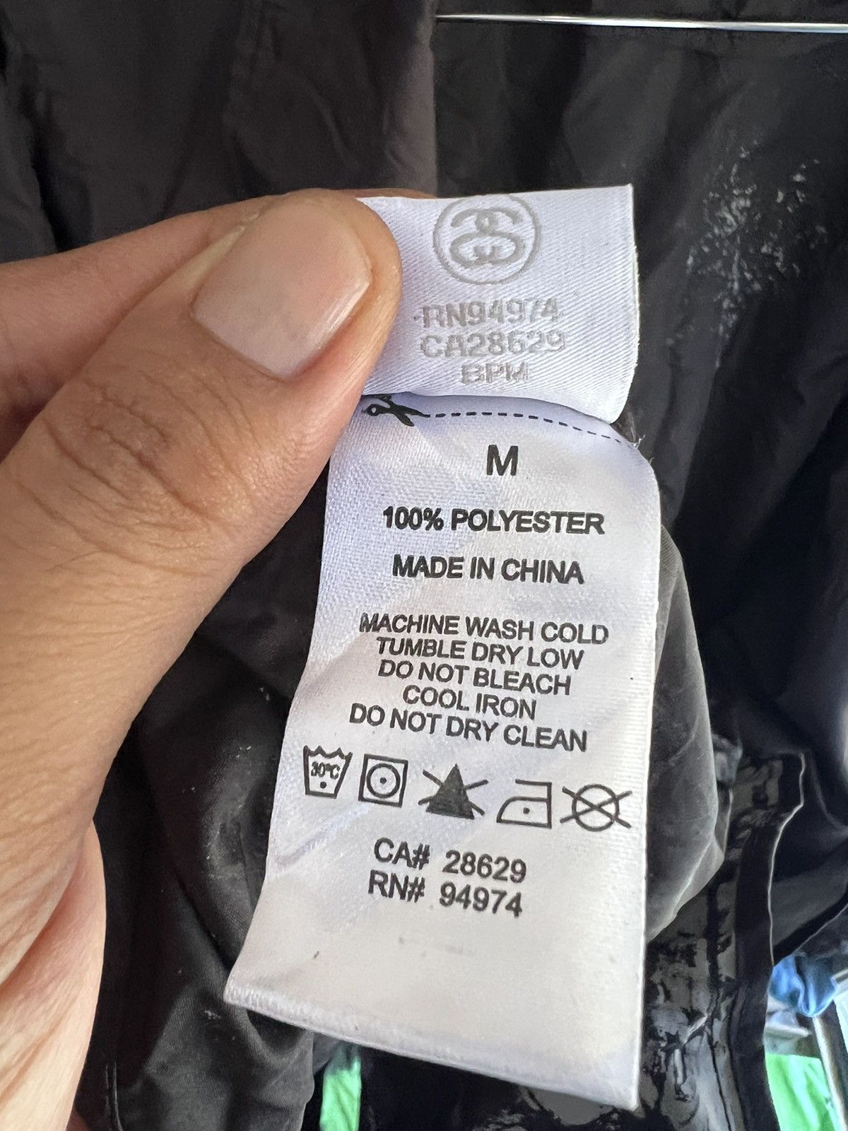 Stussy 🔥Stussy Black Small Logo Long Button Jacket Size US M / EU 48-50 / 2 - 22 Thumbnail