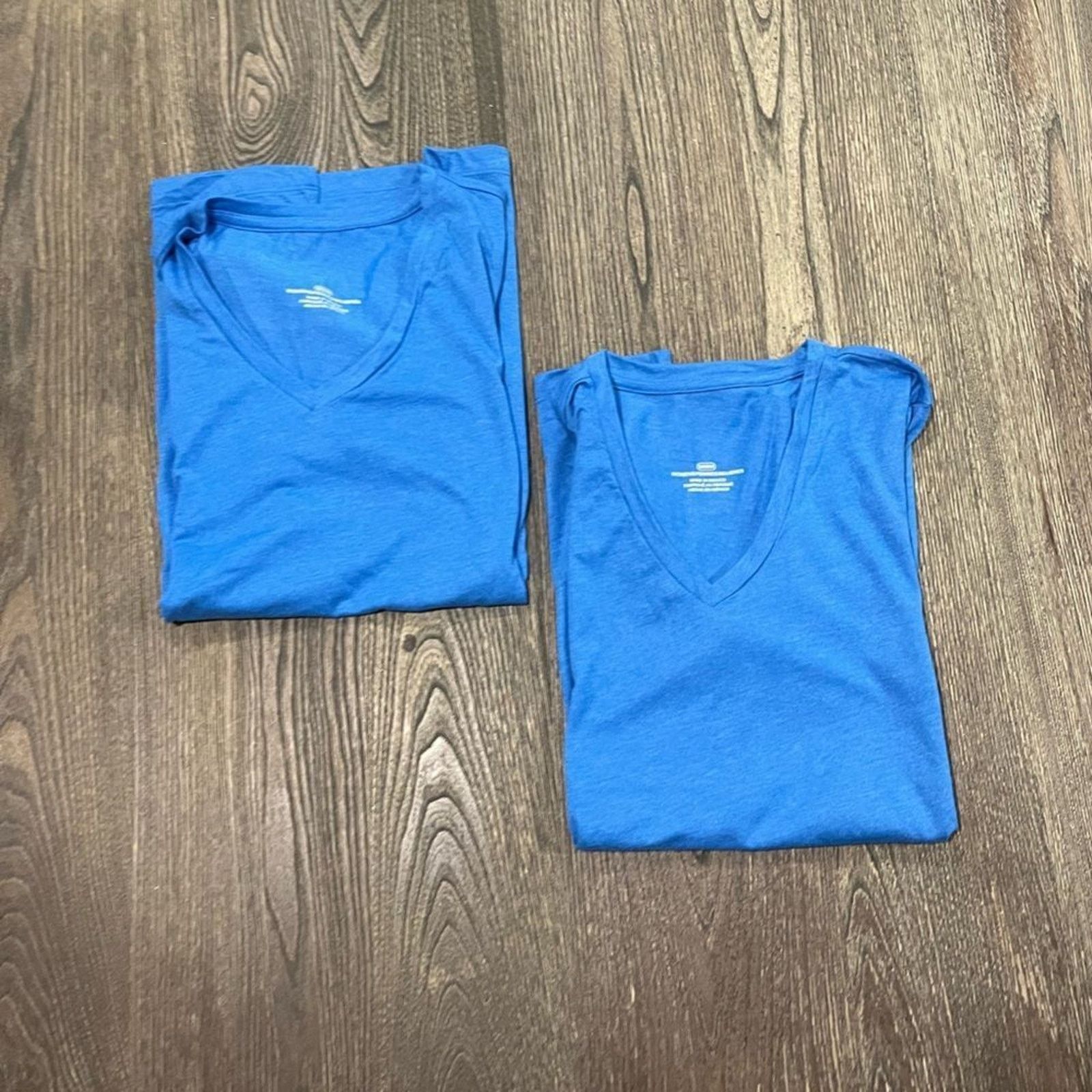 Vintage NWOT 2 Pack Womens T-Shirt V-Neckline Short Sleeve PulloverM Size M / US 6-8 / IT 42-44 - 3 Thumbnail