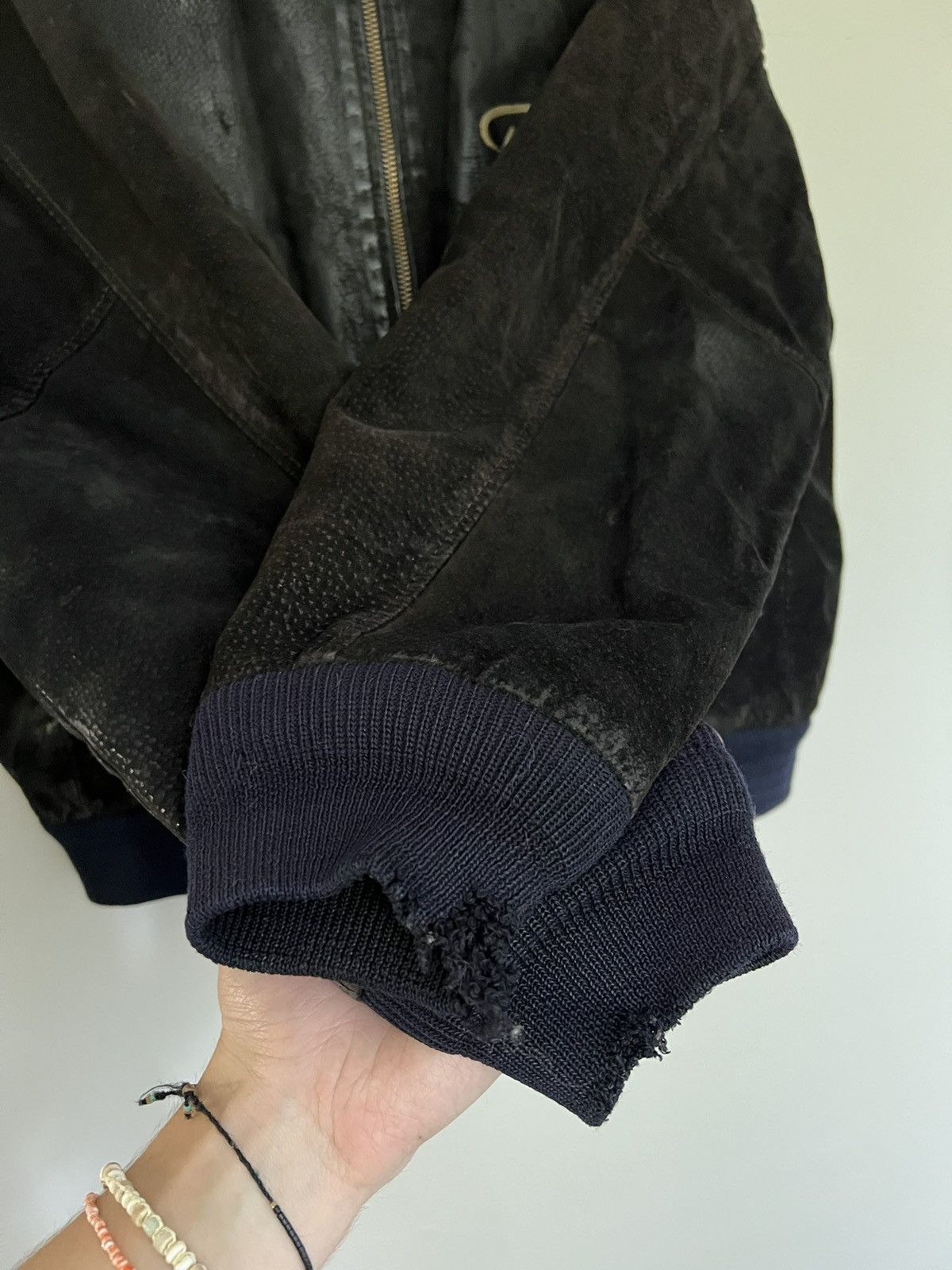 Harley Davidson Vintage Harley Davidson Leather Bomber Jacket Size US L / EU 52-54 / 3 - 5 Thumbnail