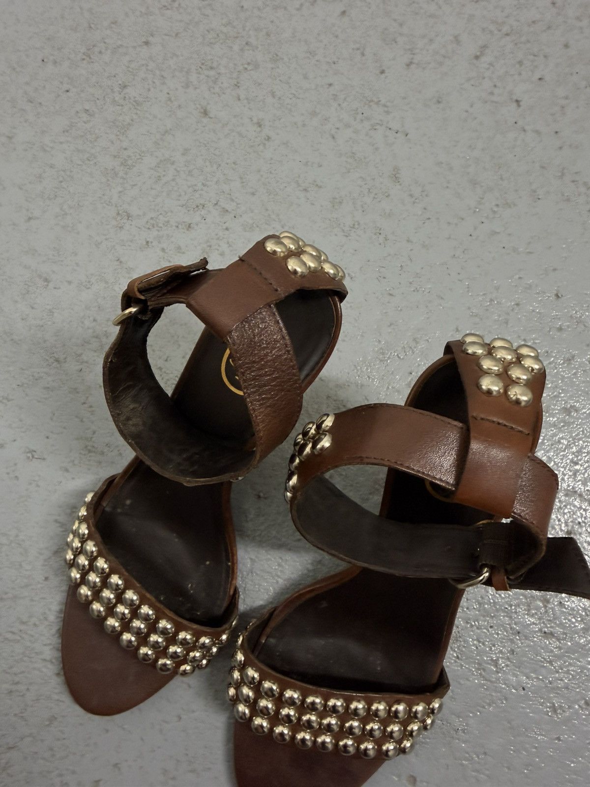 ASH Ash Studded Heel Boots Size US 8 / IT 38 - 10 Thumbnail